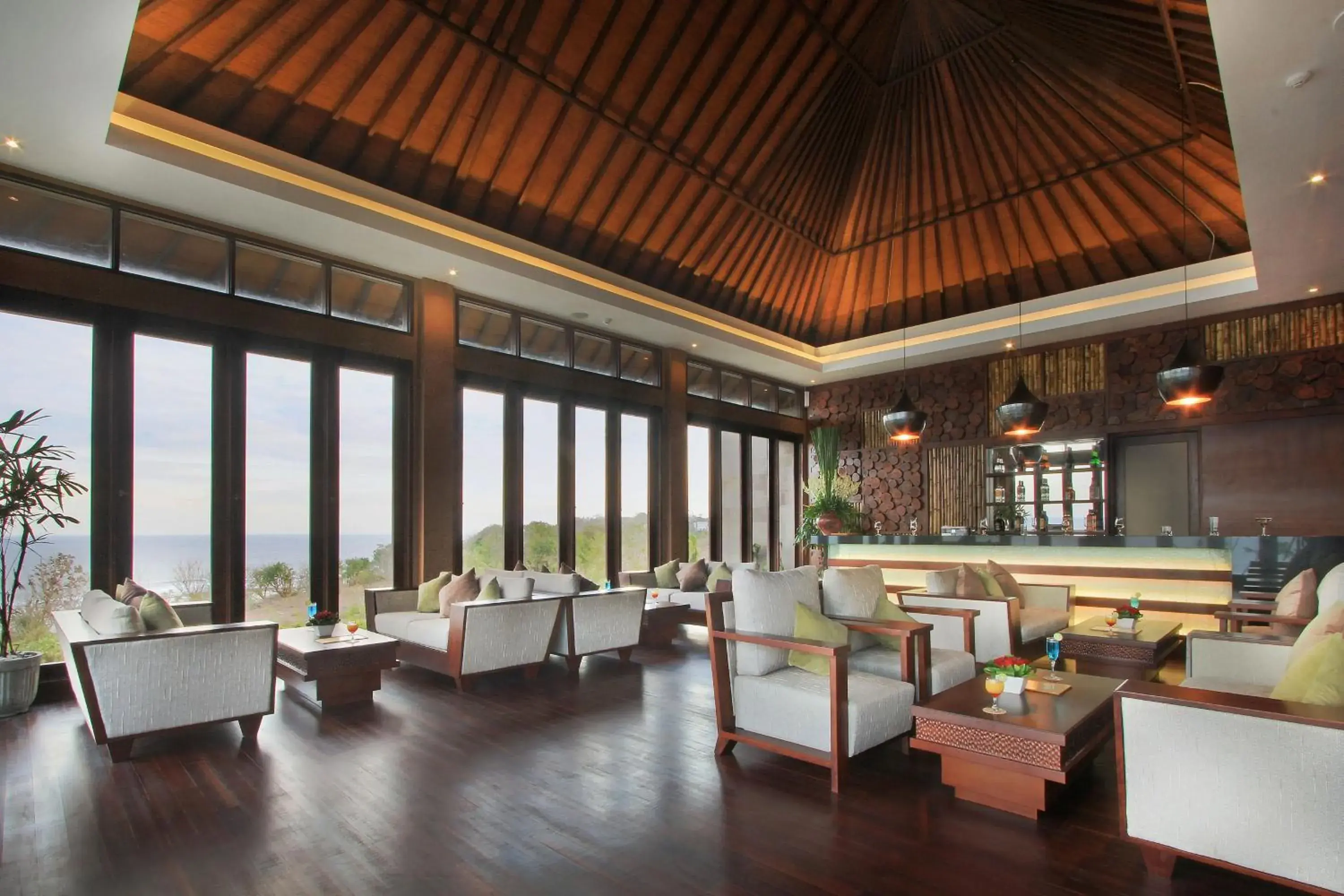 Lounge or bar in Ulu Segara Luxury Suites & Villas Lounge or bar in Ulu Segara Luxury Suites & Villas