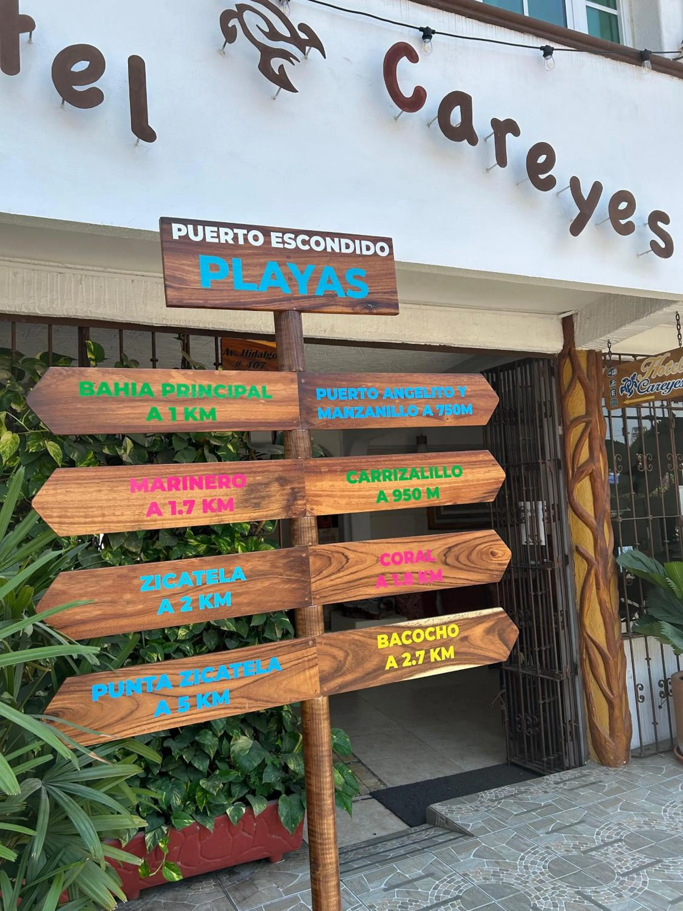 Facade/entrance in Hotel Careyes Puerto Escondido
