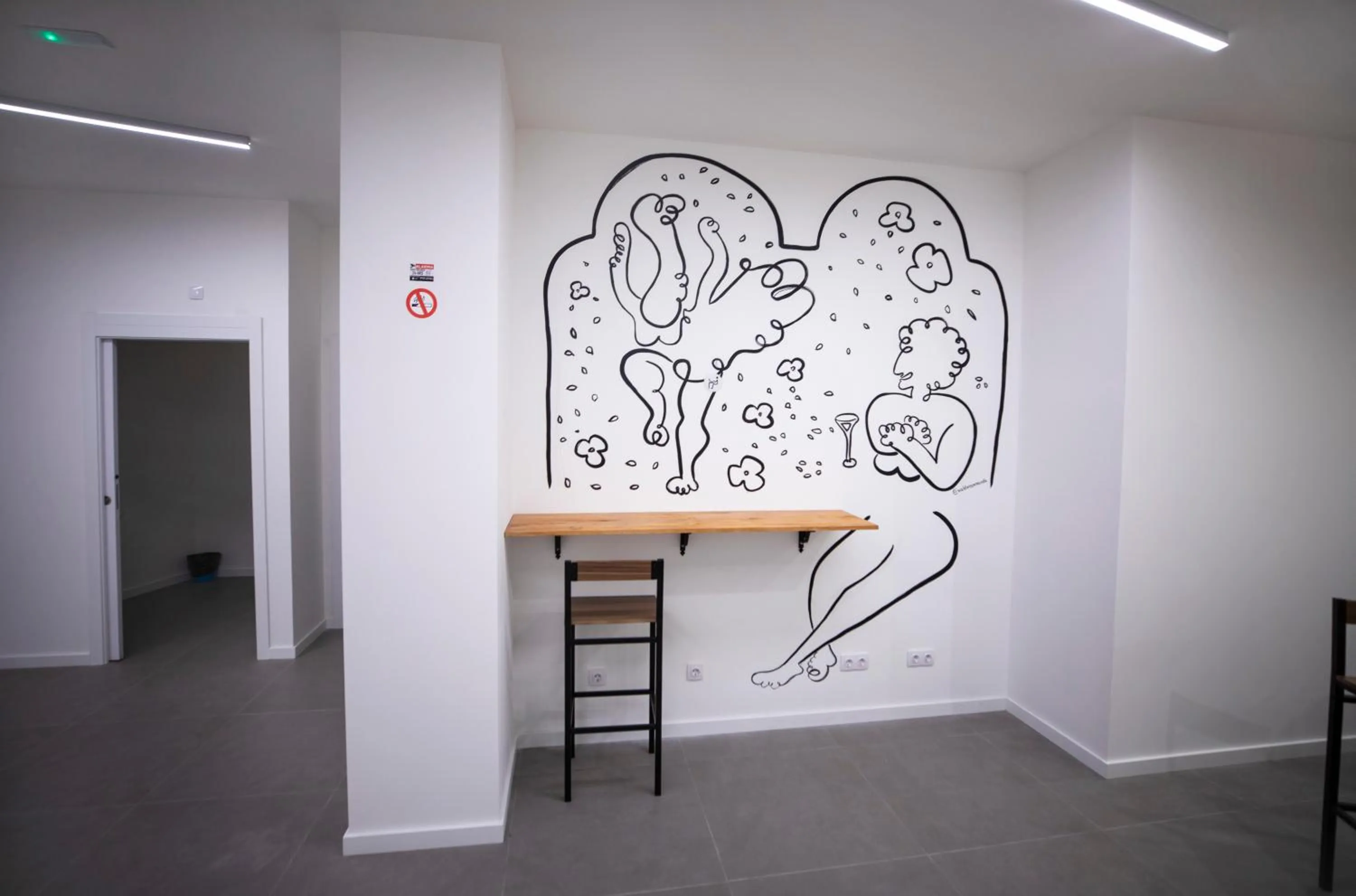 Living room in Hostel MYD La Latina