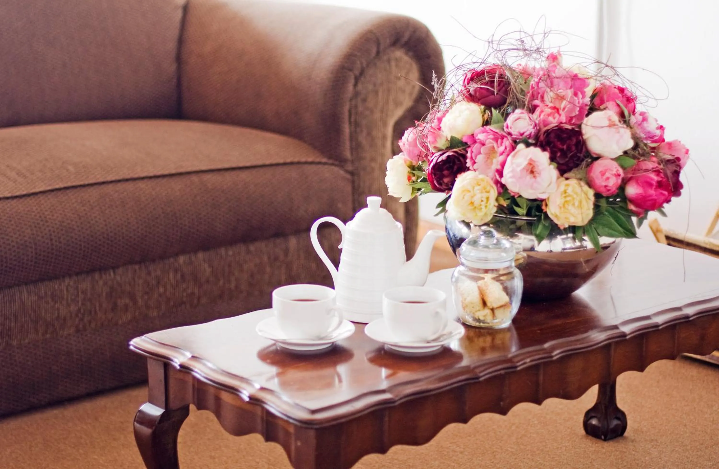Living room in Camdeboo Cottages