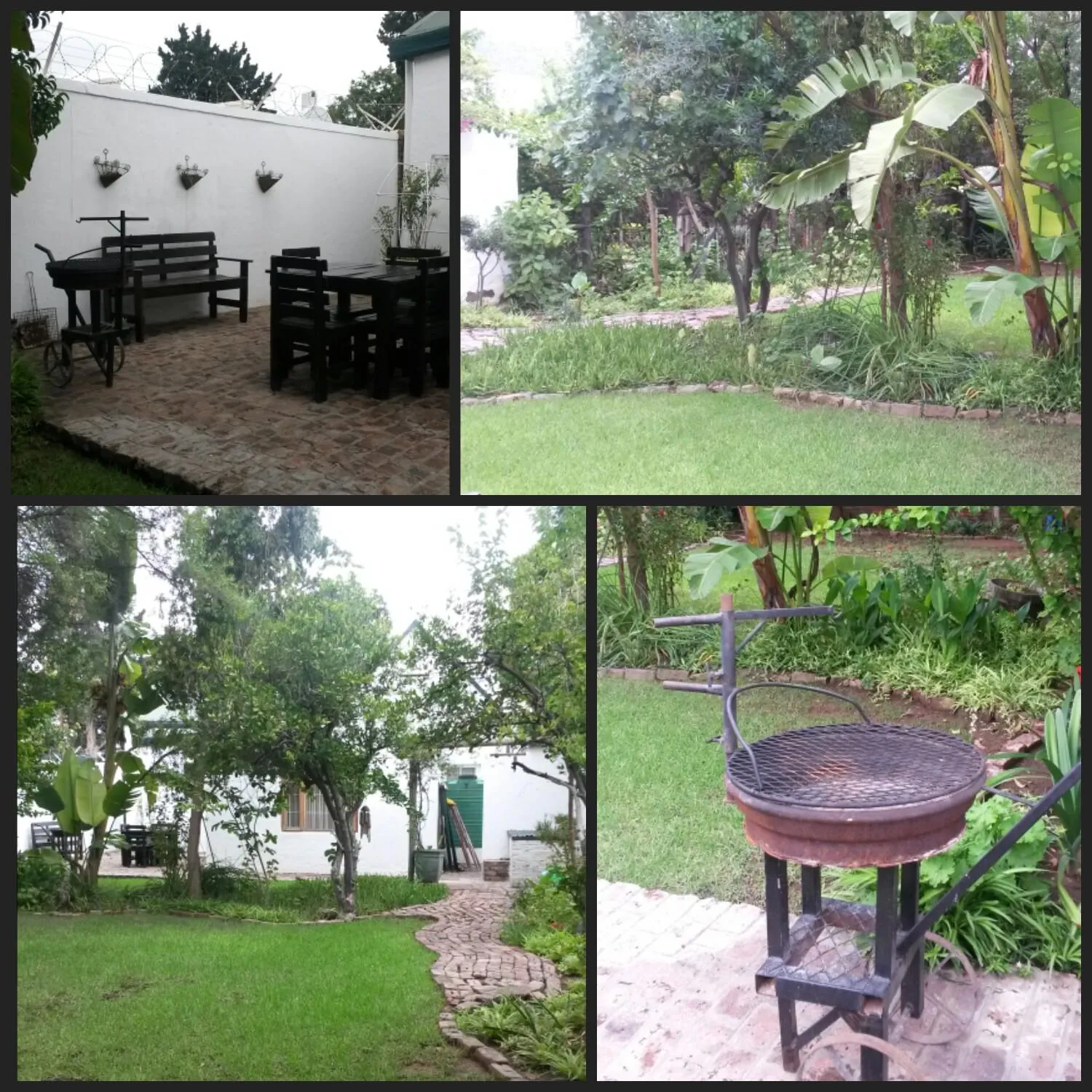 Garden view in Camdeboo Cottages