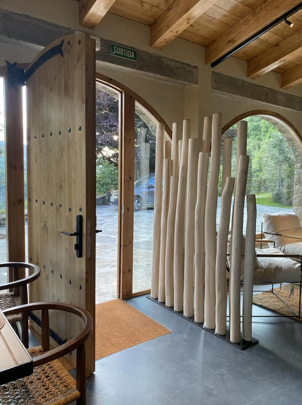 Facade/entrance in Masia Santa Llúcia