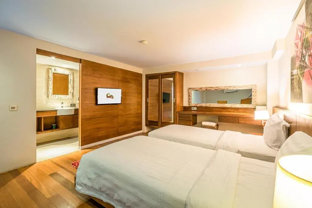 Bedroom, Bed in Pandawa All Suites Hotel Bedroom, Bed in Pandawa All Suites Hotel