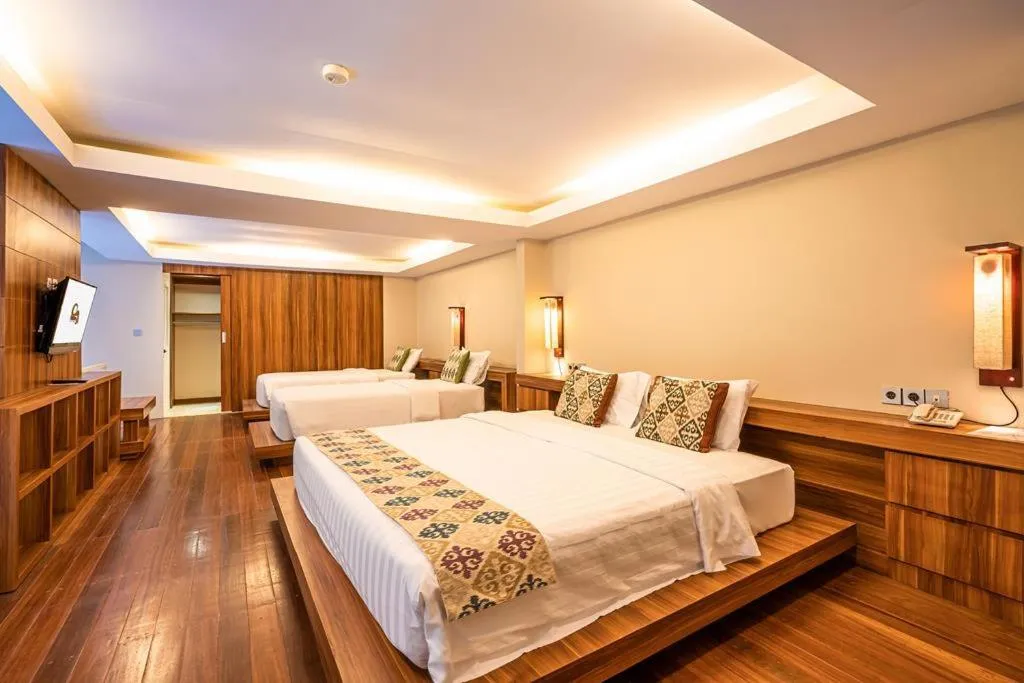 Bed in Pandawa All Suites Hotel