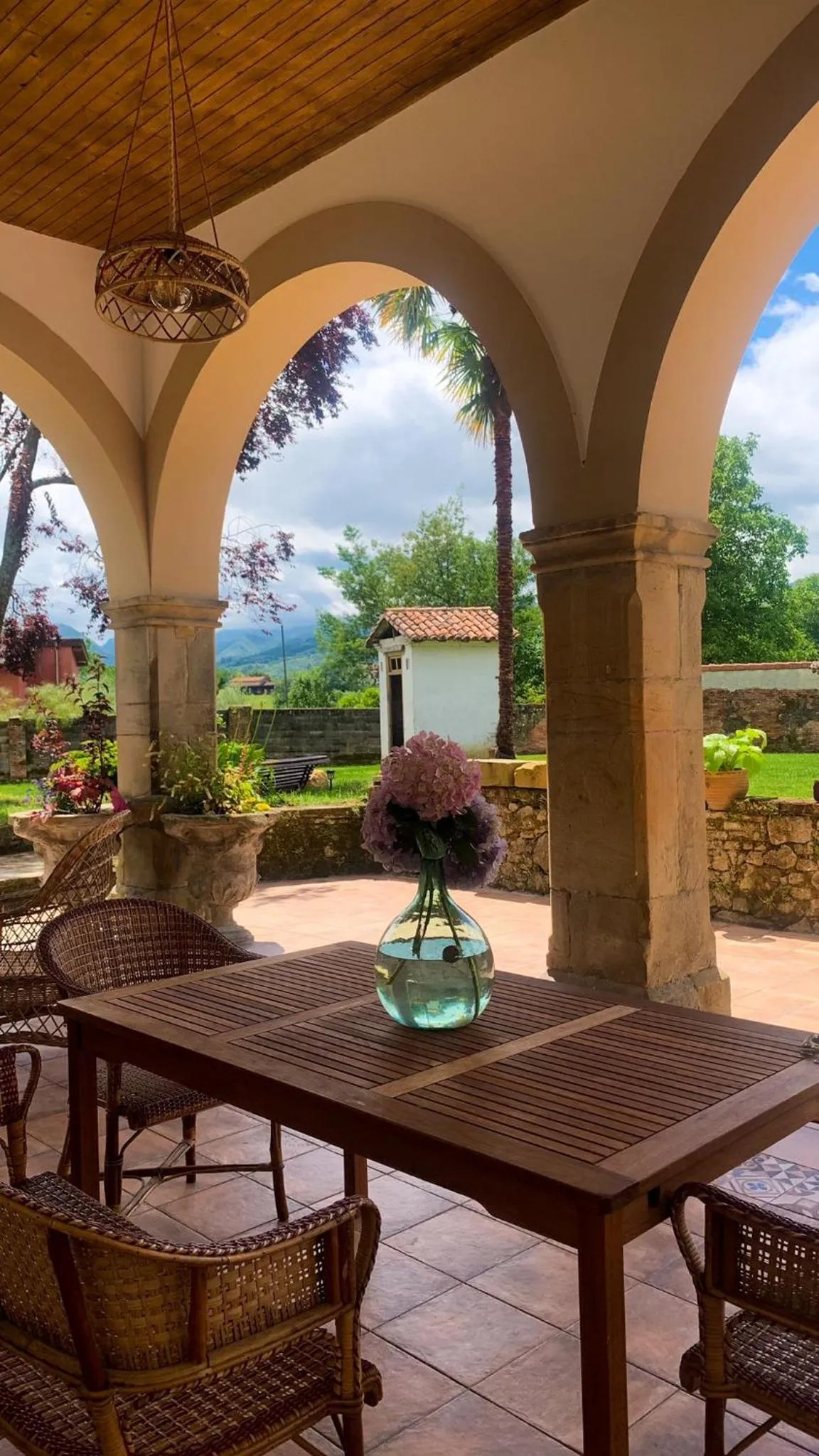 Garden in La Venta de Miyares - Casa de Indianos