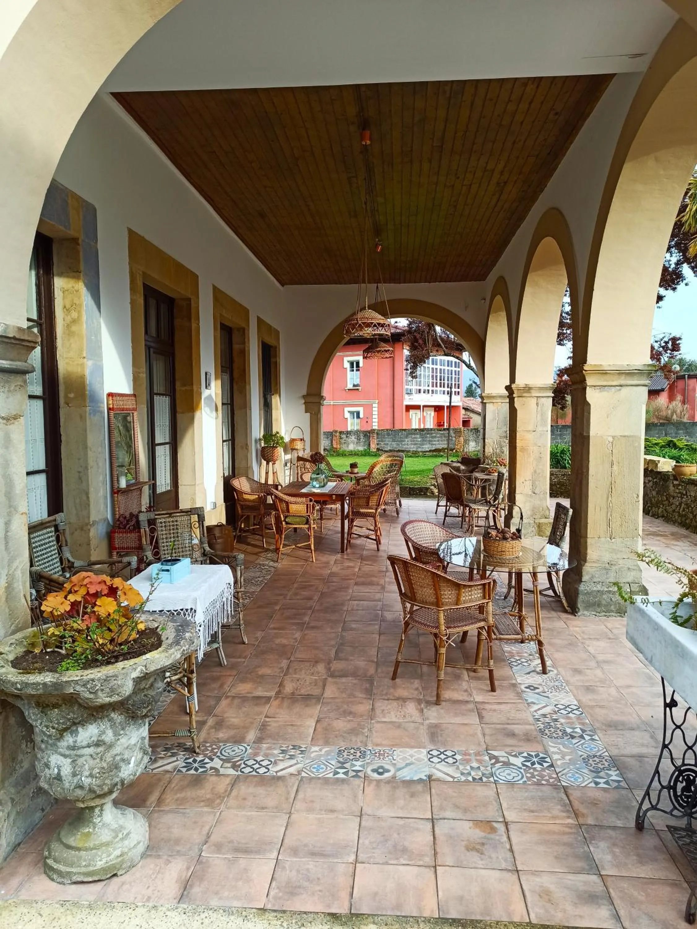 Balcony/Terrace in La Venta de Miyares - Casa de Indianos