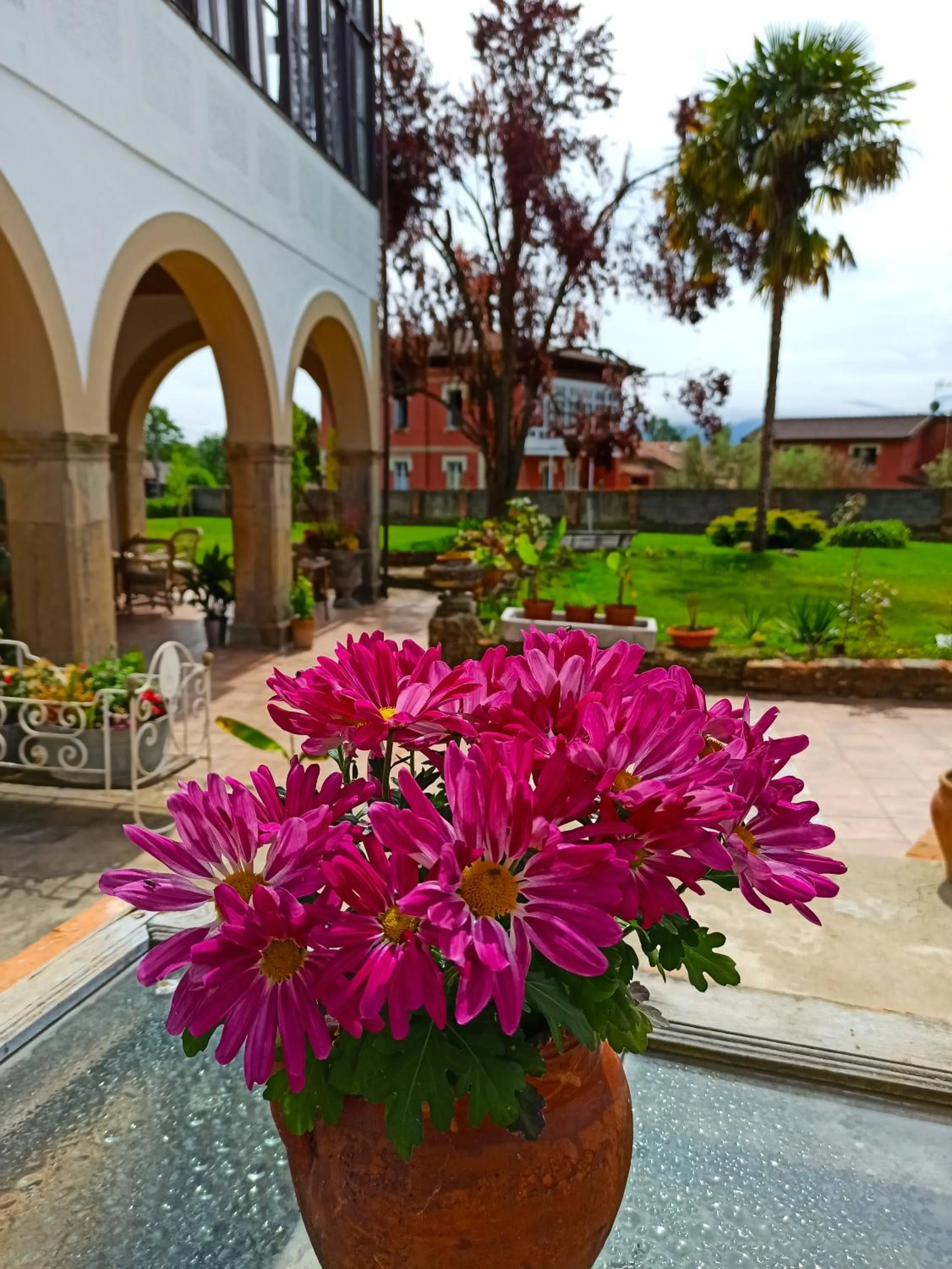 Garden in La Venta de Miyares - Casa de Indianos