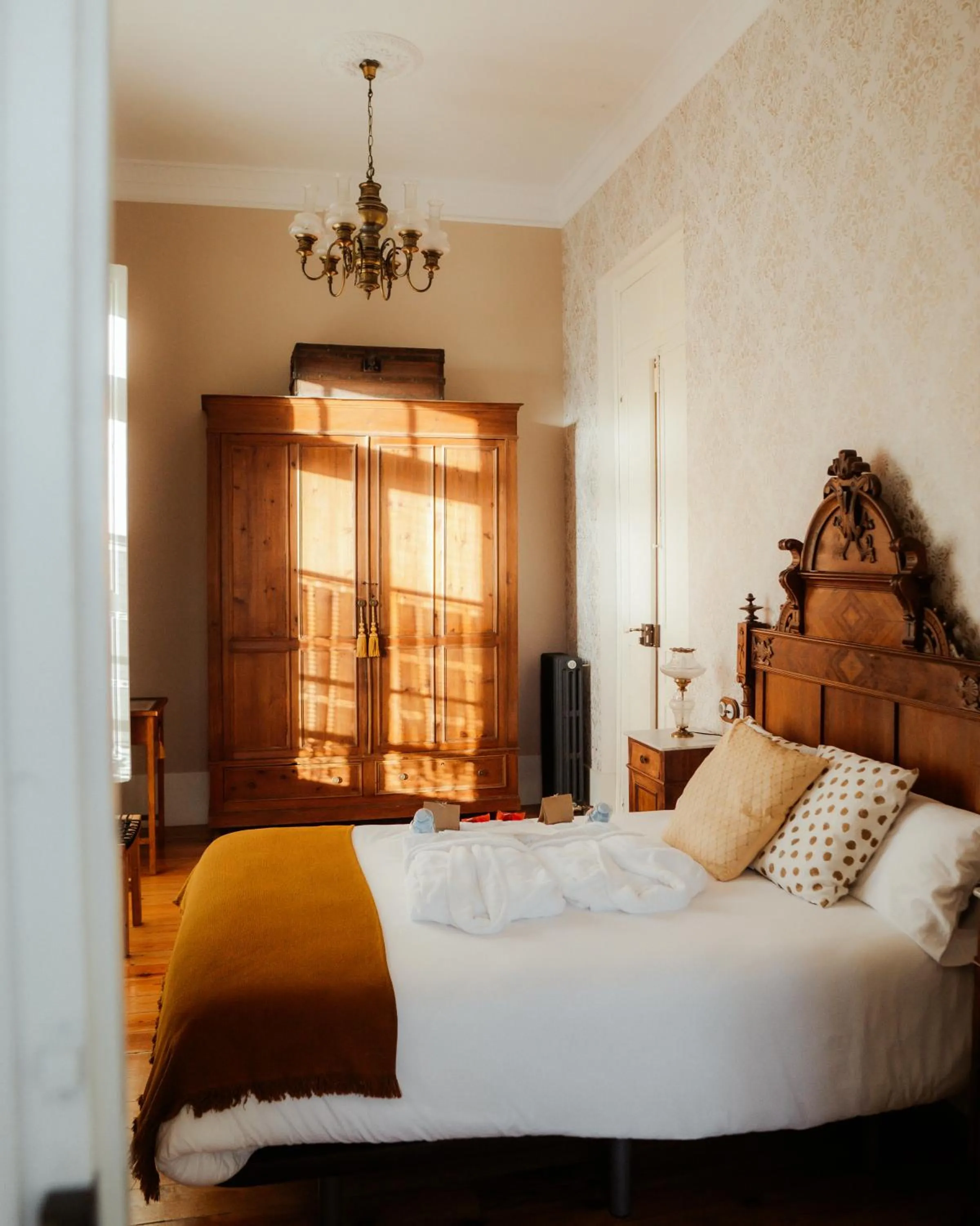 Bed in La Venta de Miyares - Casa de Indianos