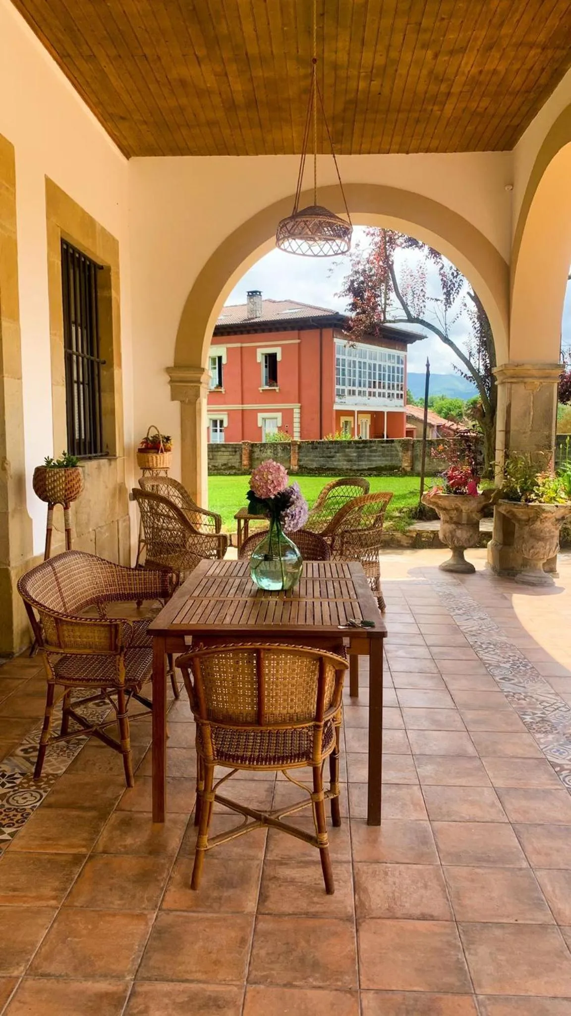 Garden in La Venta de Miyares - Casa de Indianos
