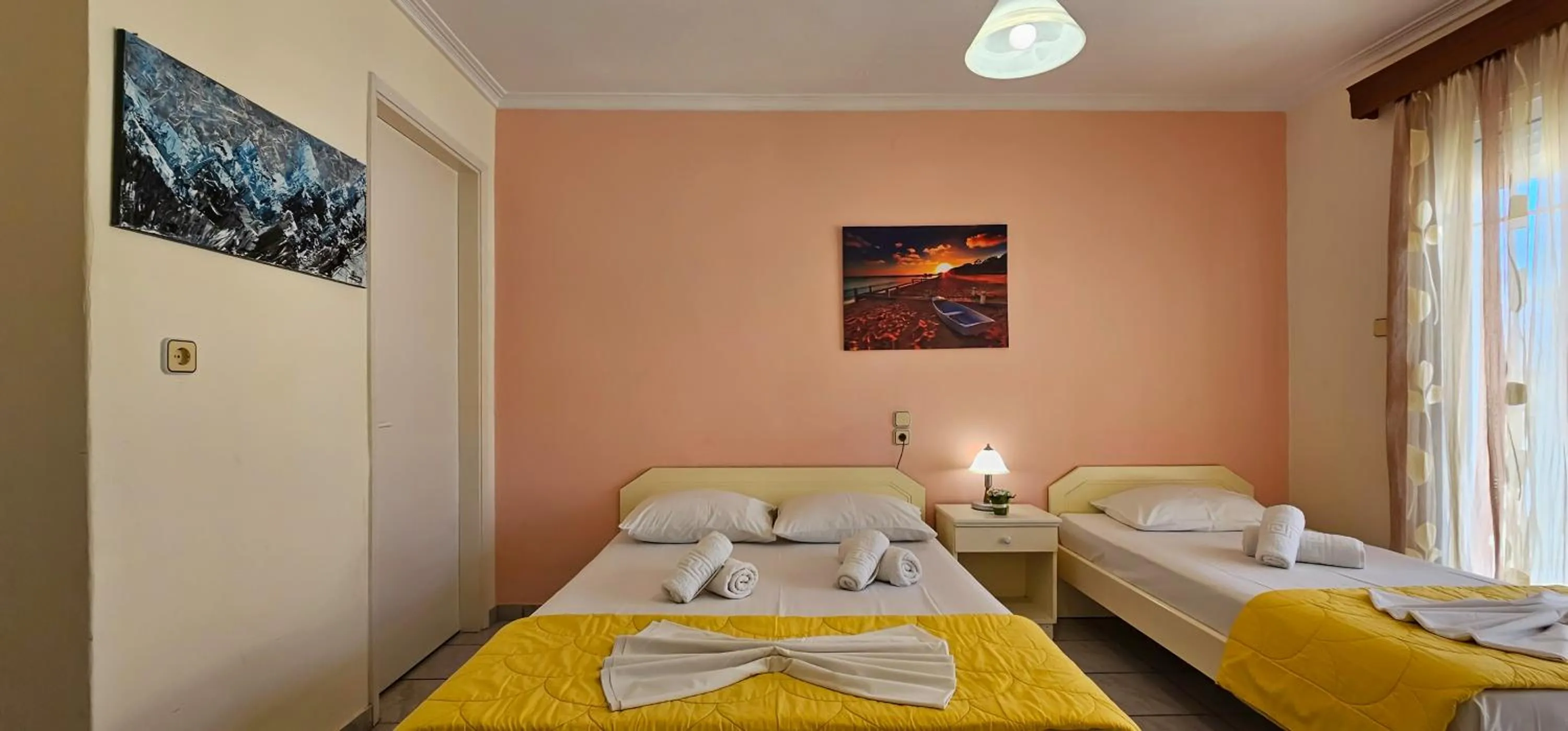 Photo of the whole room, Bed in Chariclia Hotel