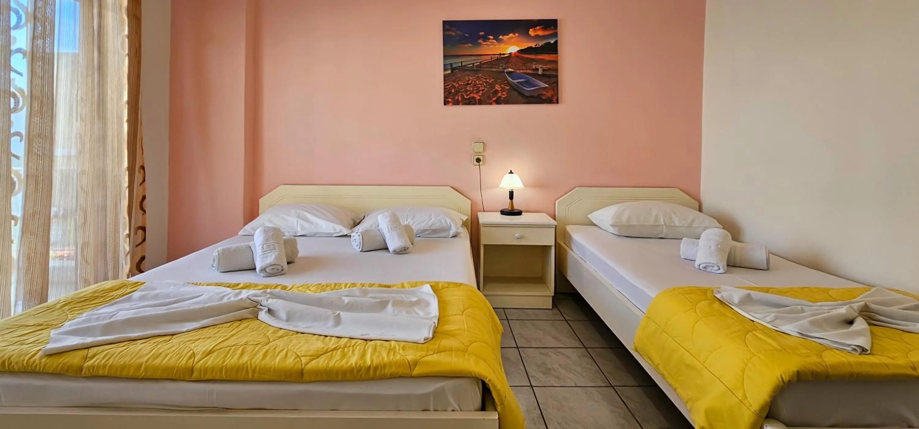 Photo of the whole room, Bed in Chariclia Hotel