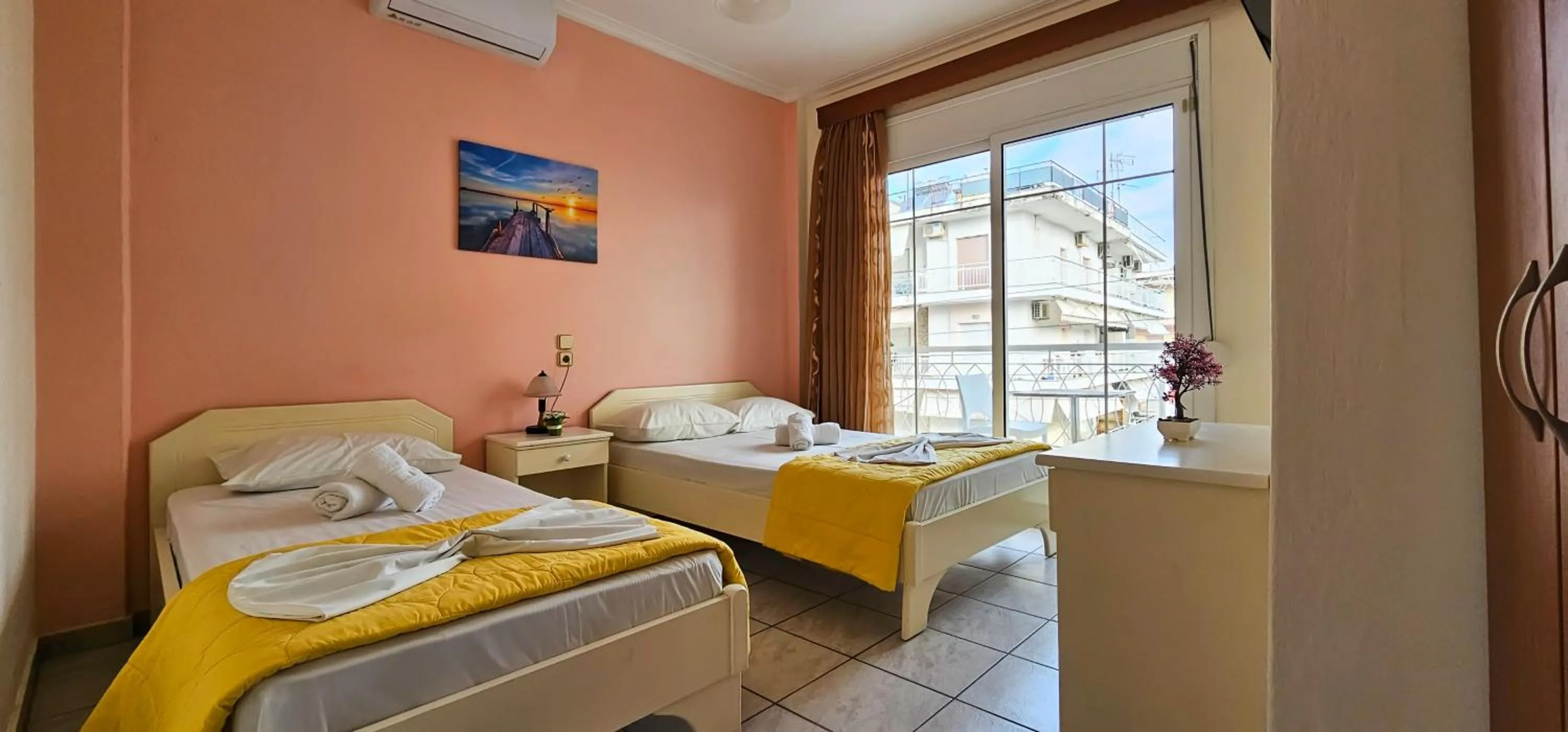 Photo of the whole room, Bed in Chariclia Hotel