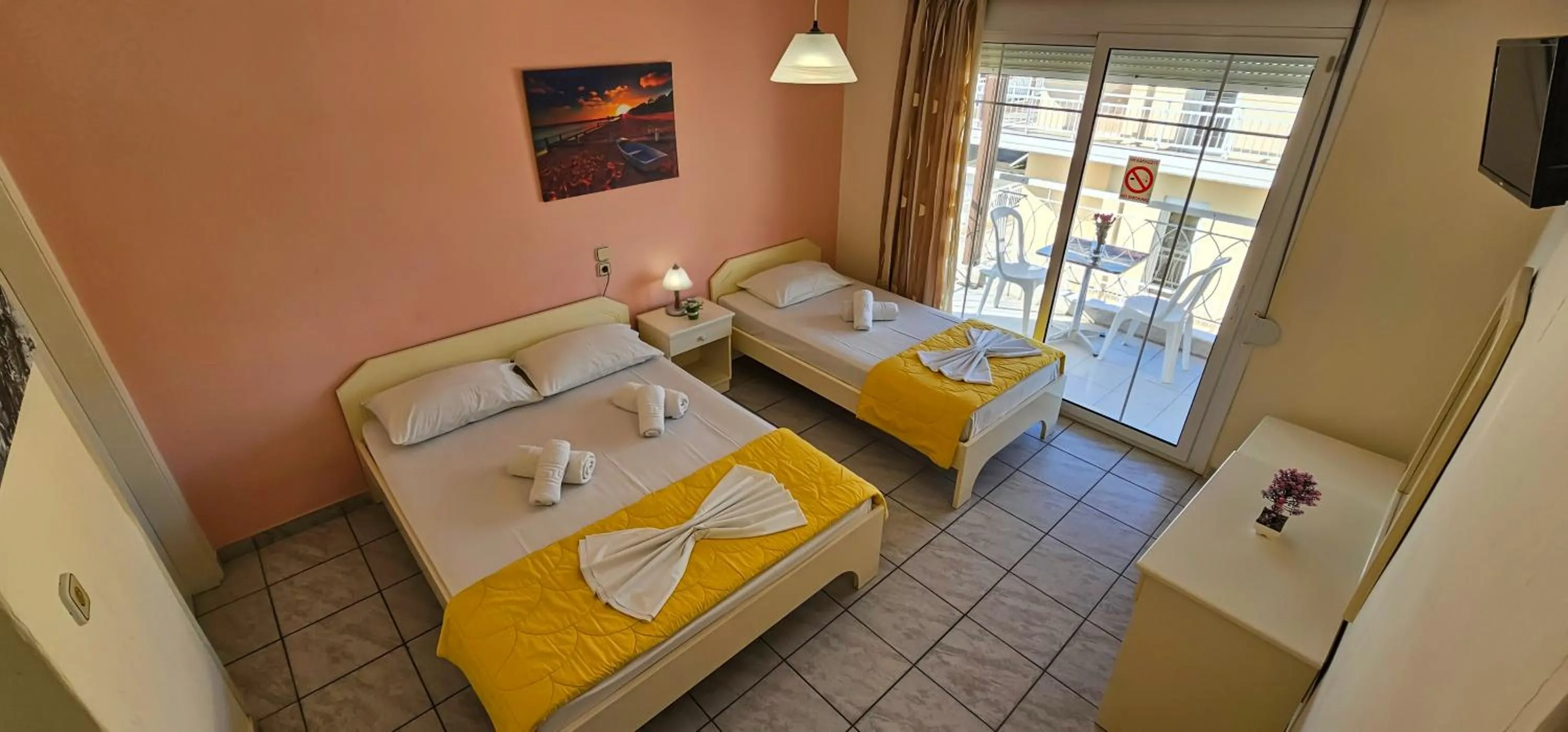 Photo of the whole room, Bed in Chariclia Hotel