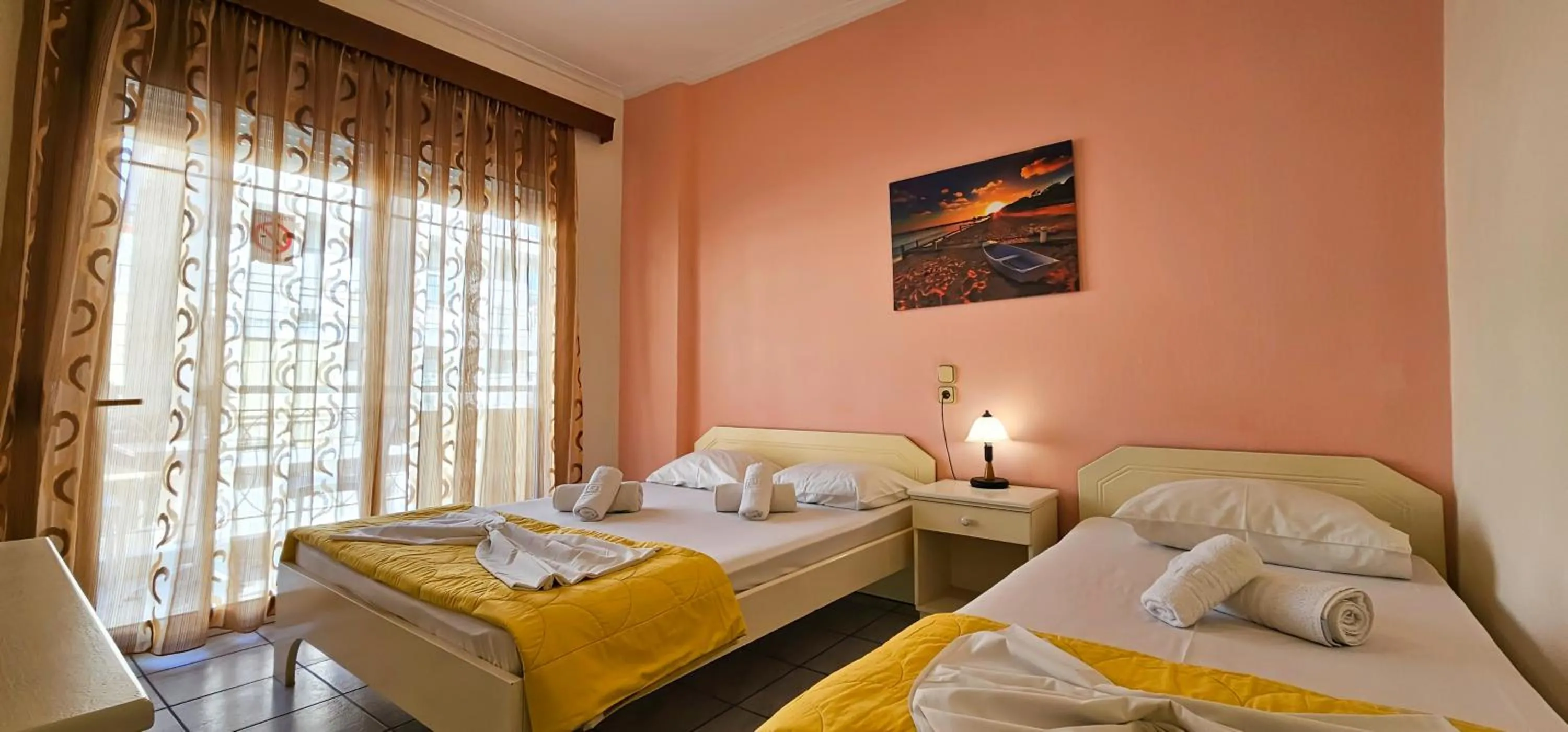 Photo of the whole room, Bed in Chariclia Hotel