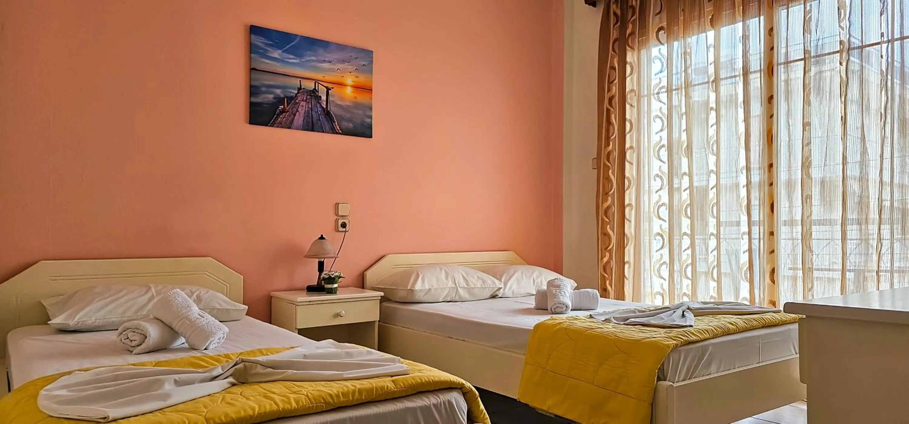 Photo of the whole room, Bed in Chariclia Hotel