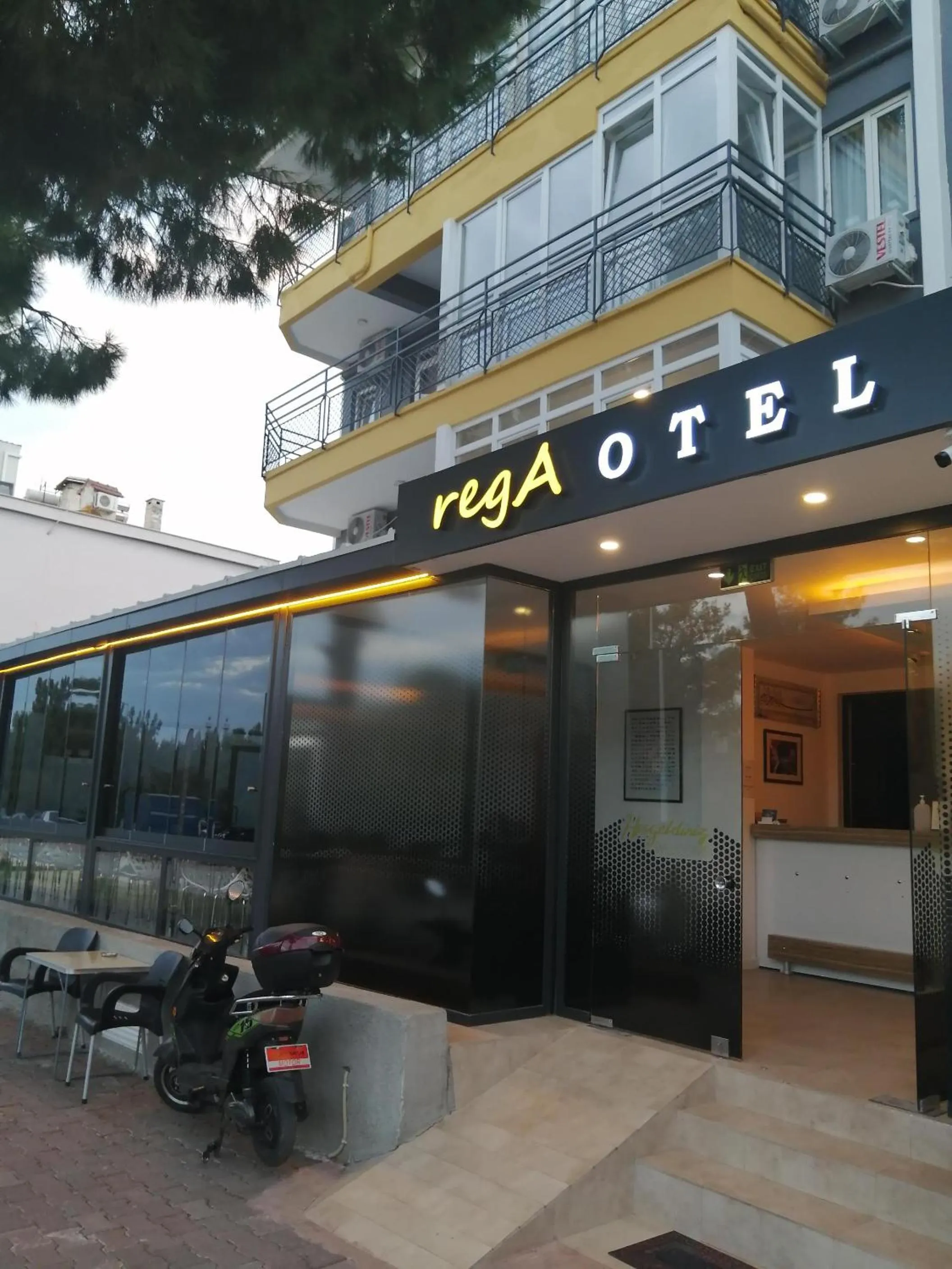 Facade/entrance in REGA OTEL