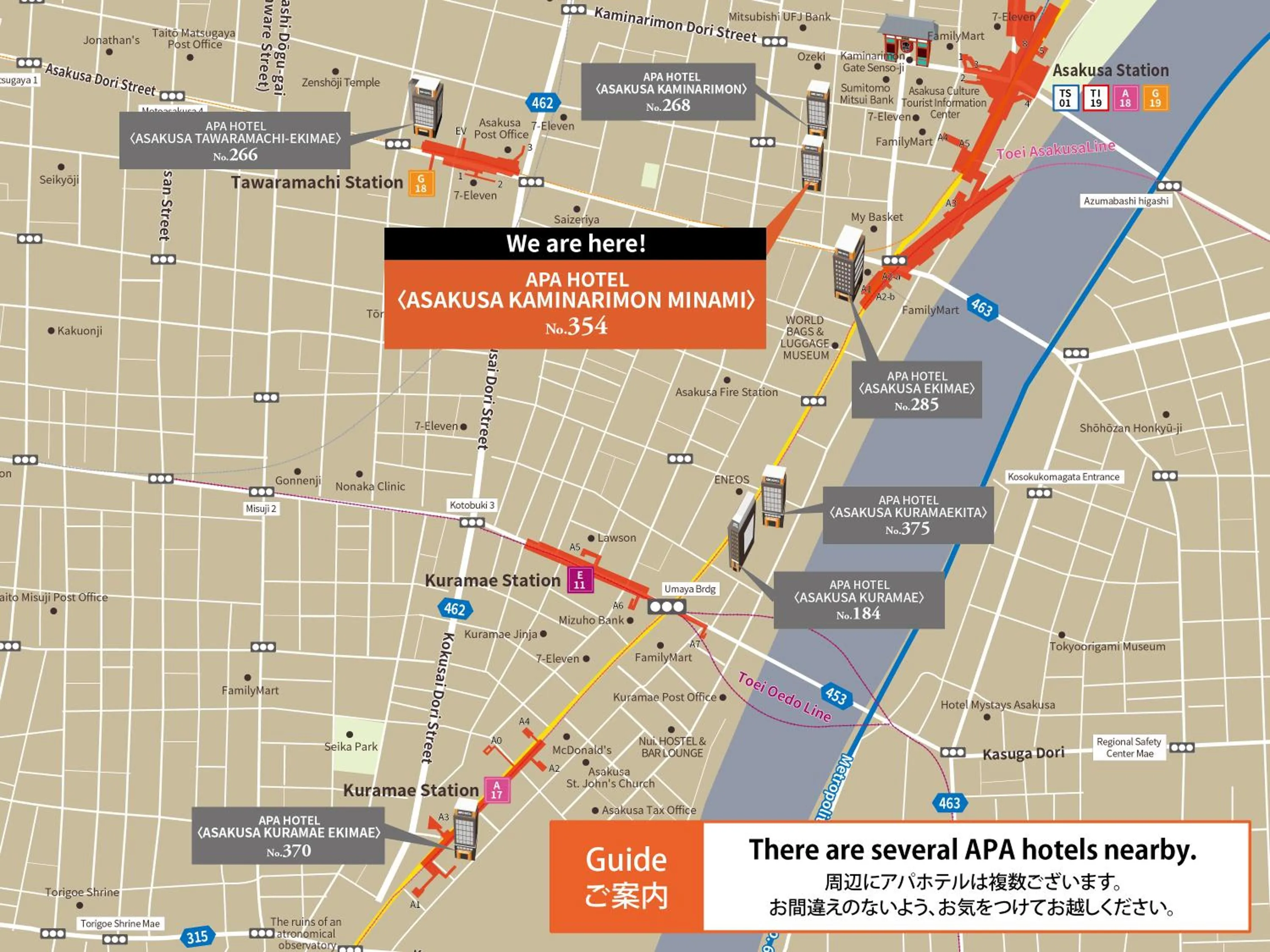 Off site in APA Hotel Asakusa Kaminarimon Minami