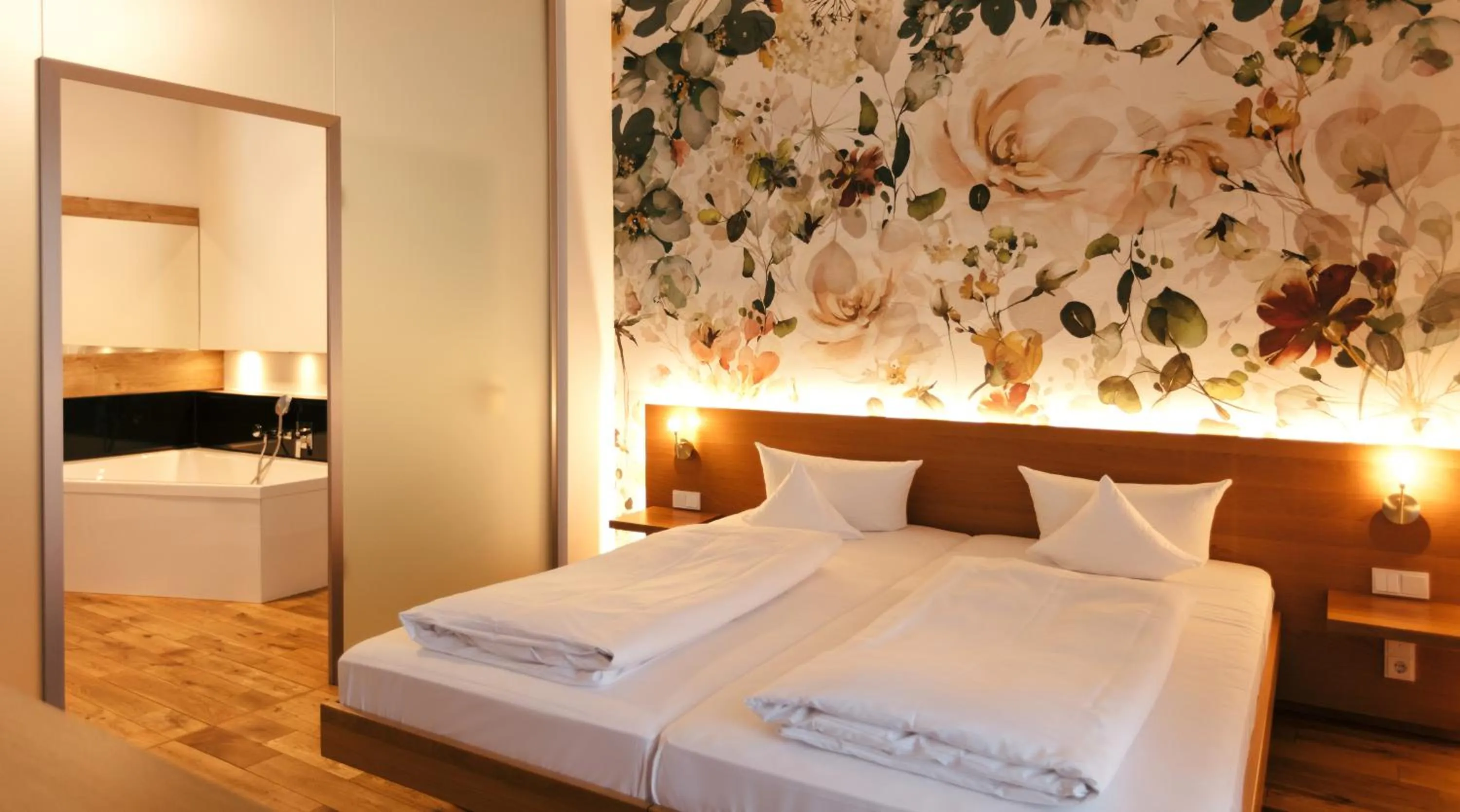 Bed in B&O Parkhotel