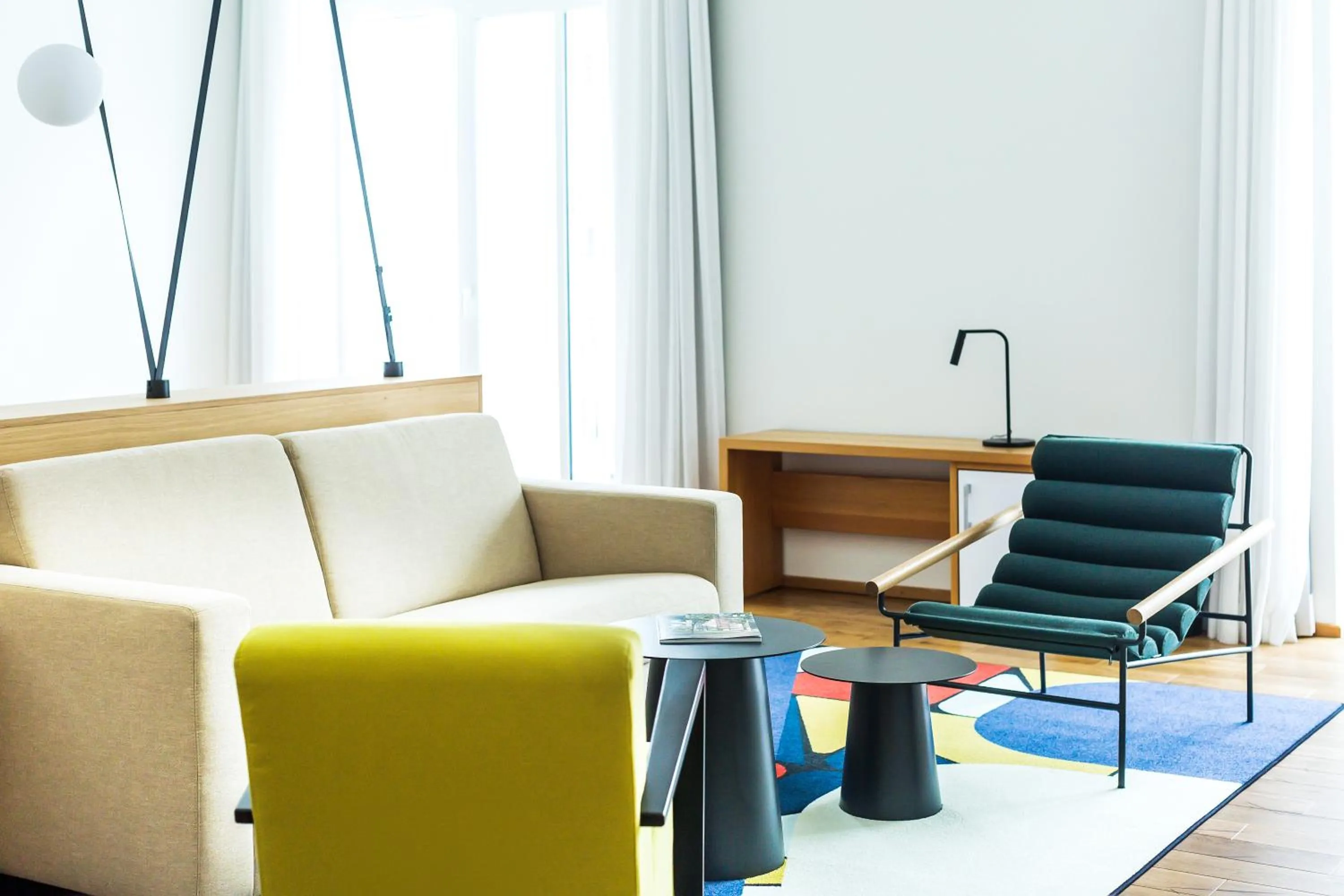 Living room in B&O Parkhotel