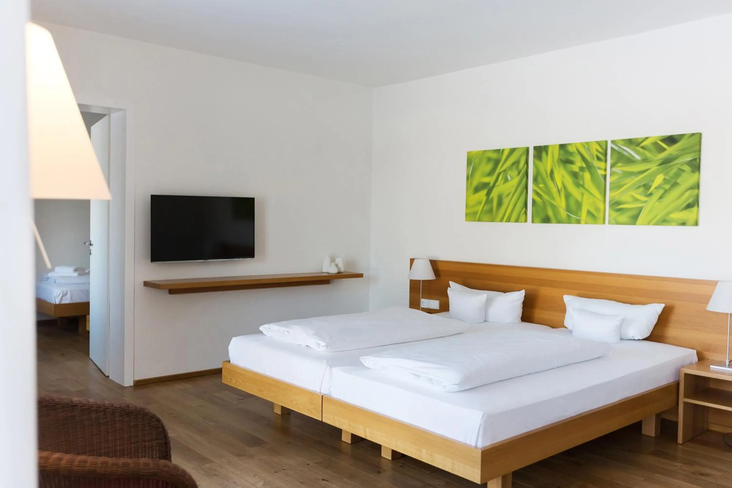 Bed in B&O Parkhotel