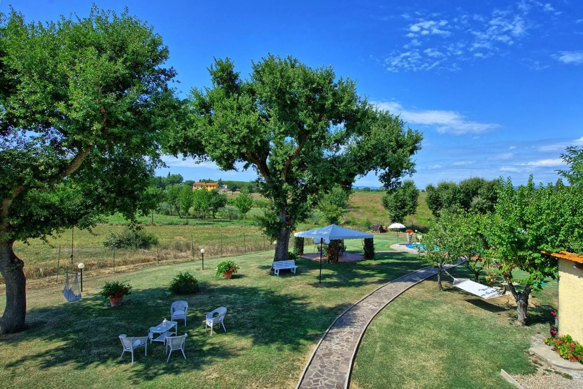 Garden view in Agriturismo Podere Delle Querci