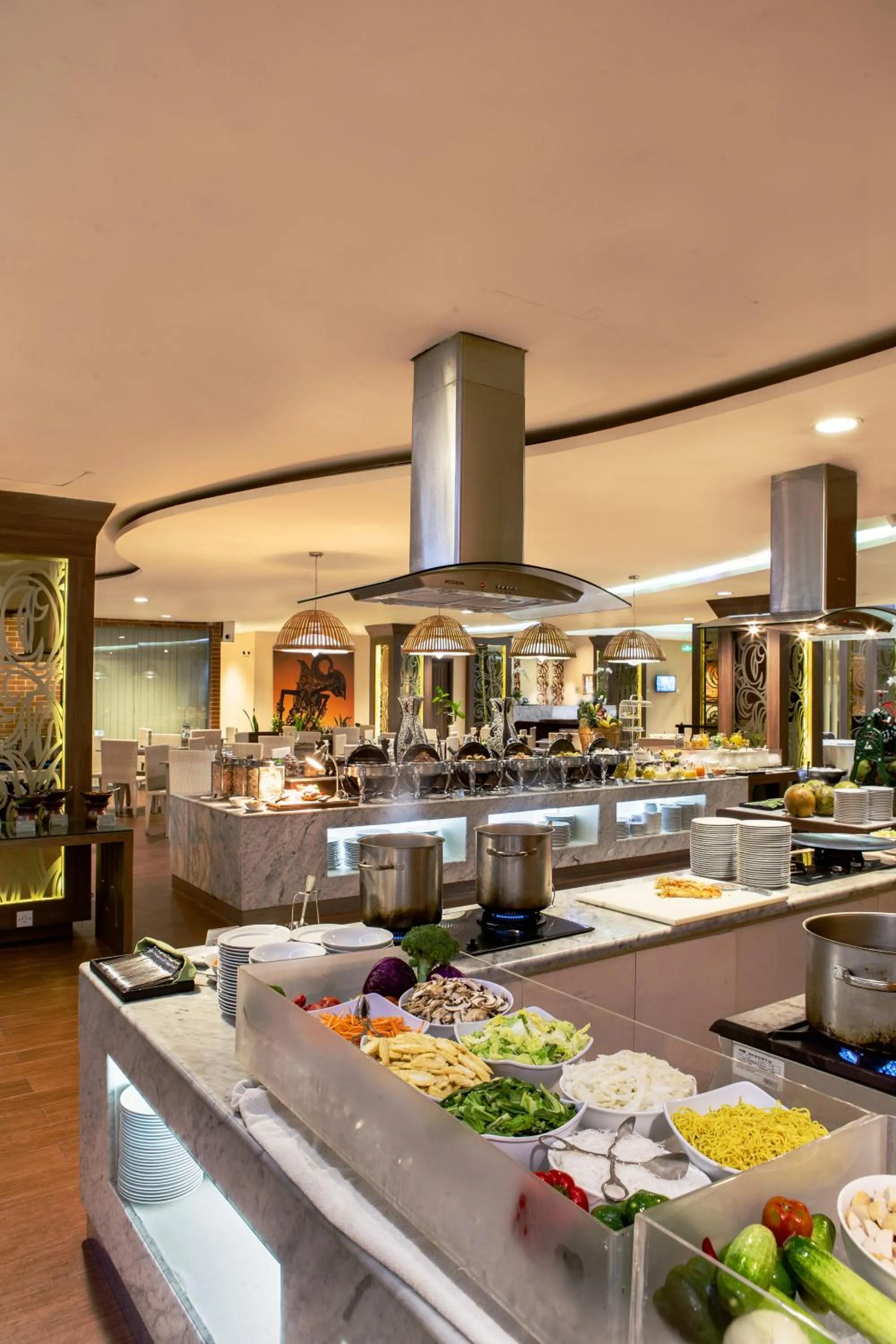 Breakfast in Hotel Santika Depok