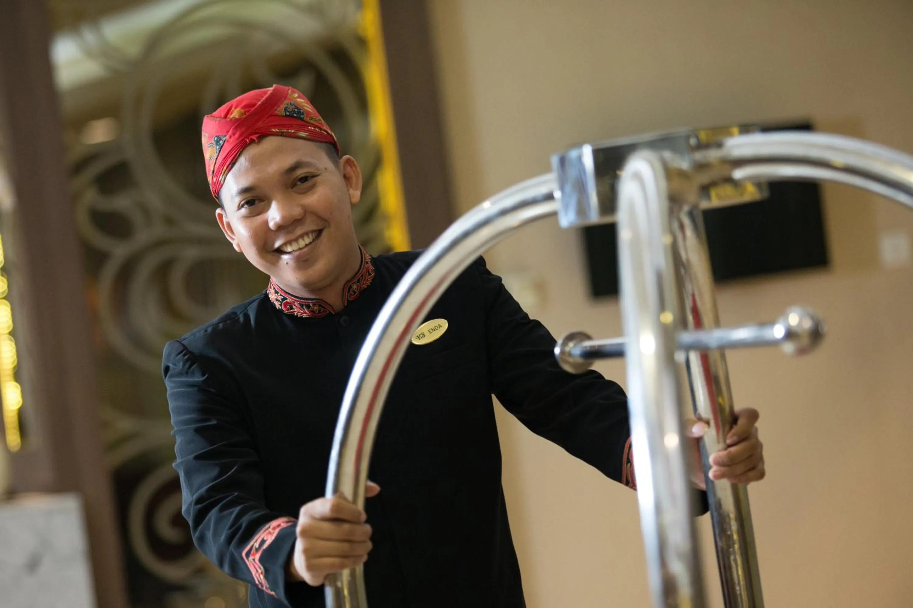 Staff in Hotel Santika Depok