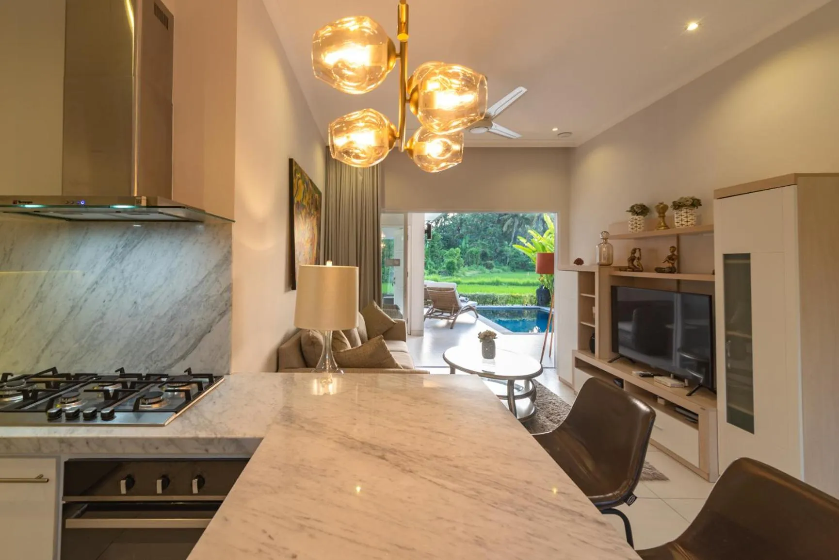 Dining area in Villa Shiva