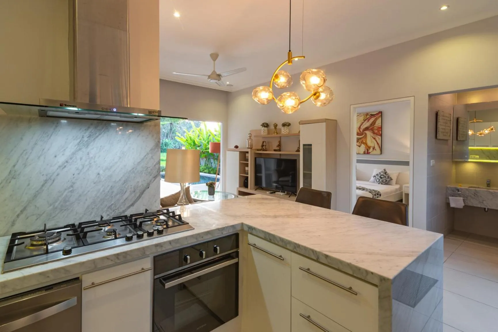 kitchen in Villa Shiva
