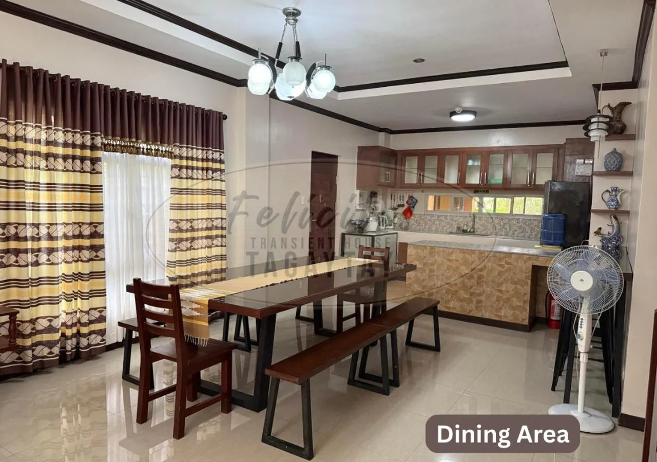 Dining area in Felicitas Tagaytay