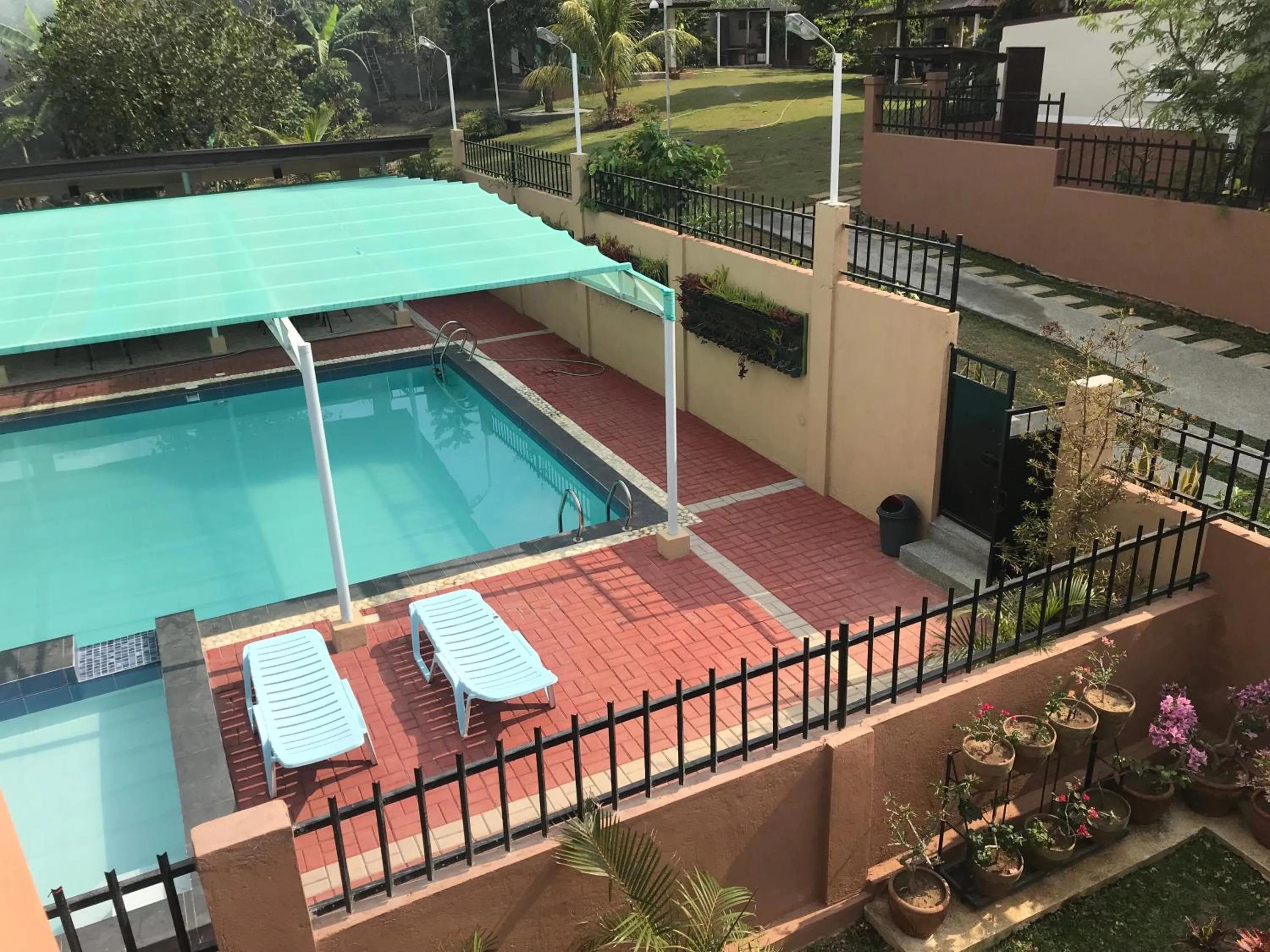 Pool view in Felicitas Tagaytay