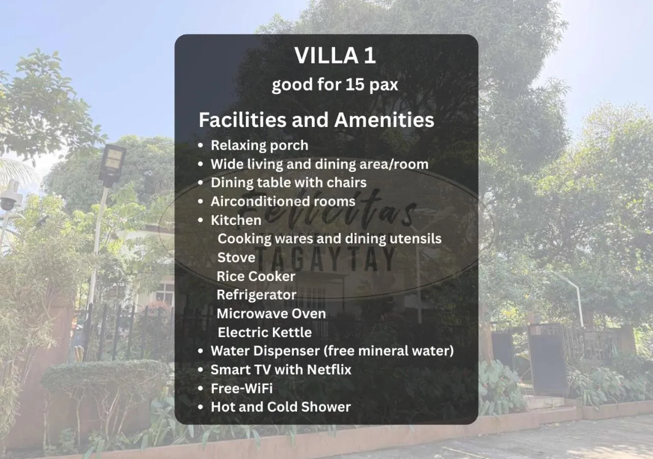 Floor plan in Felicitas Tagaytay