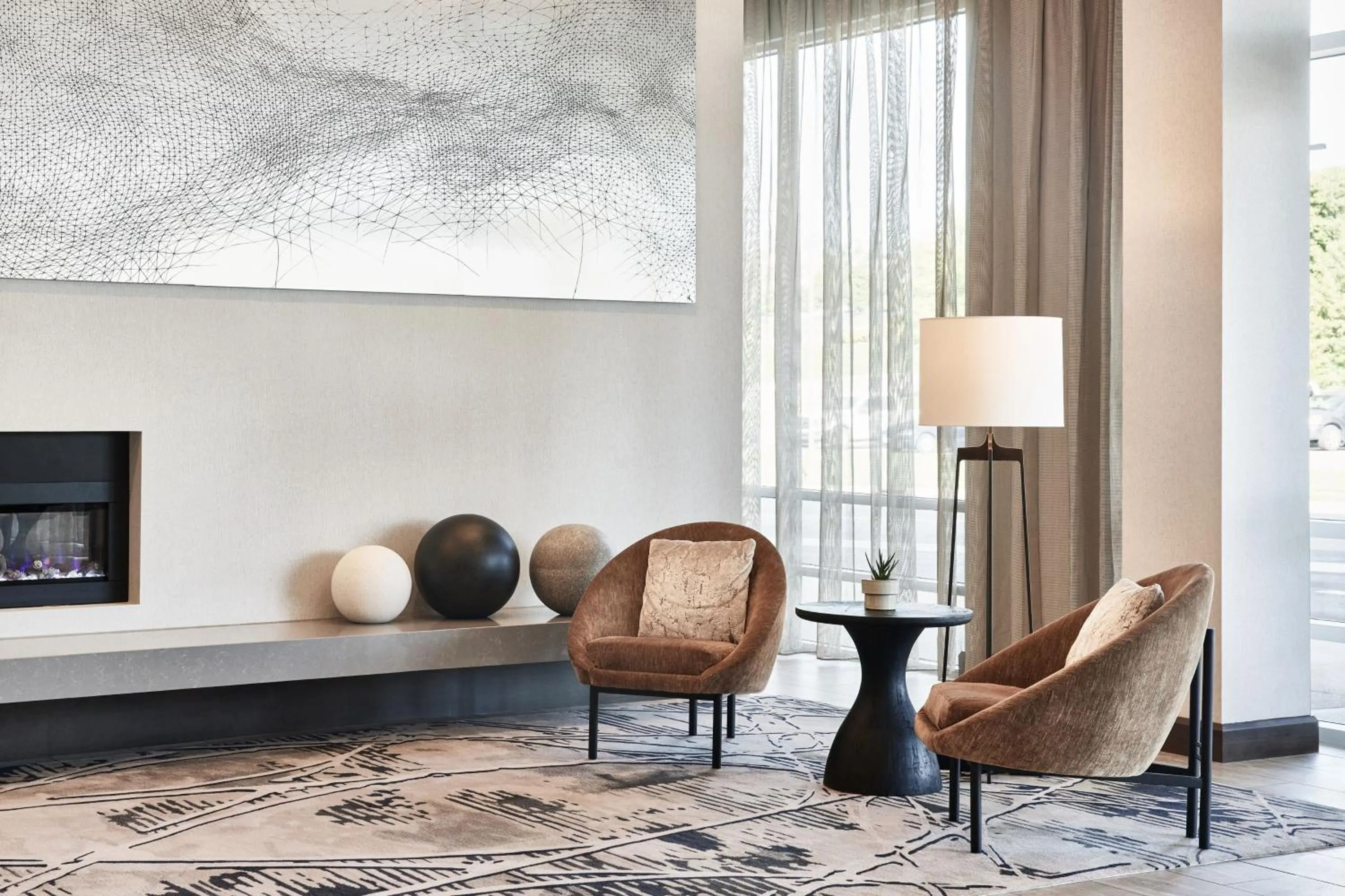 Lobby or reception in AC Hotel by Marriott Nashville Brentwood