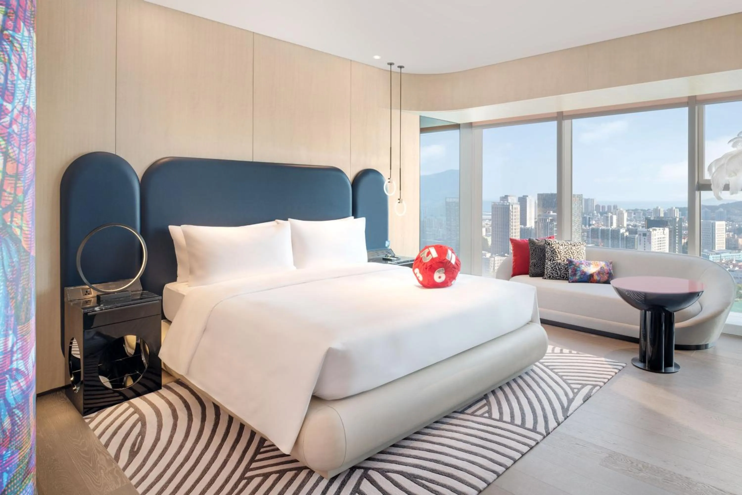 Photo of the whole room, Bed in W-Xiamen