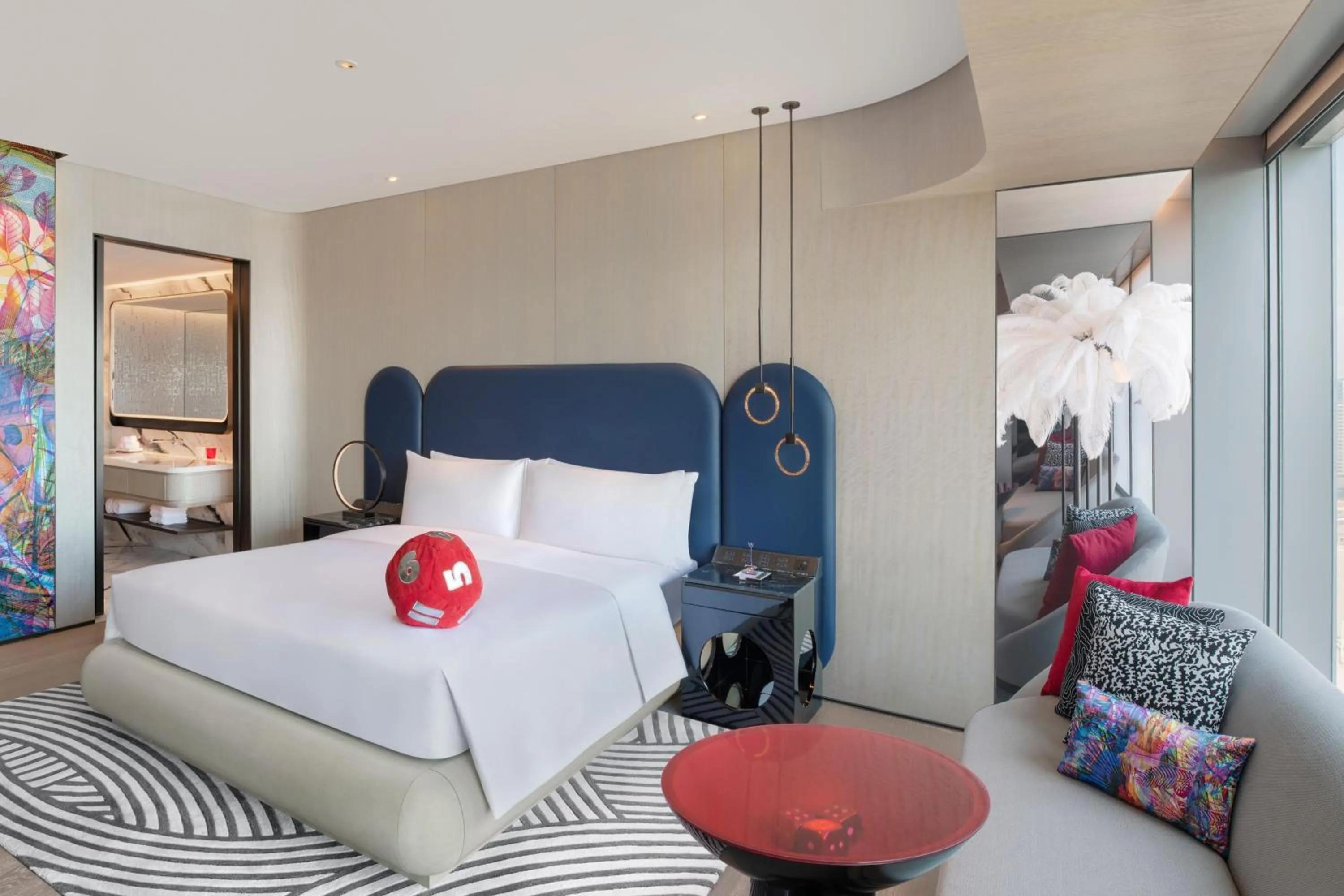 Photo of the whole room, Bed in W-Xiamen