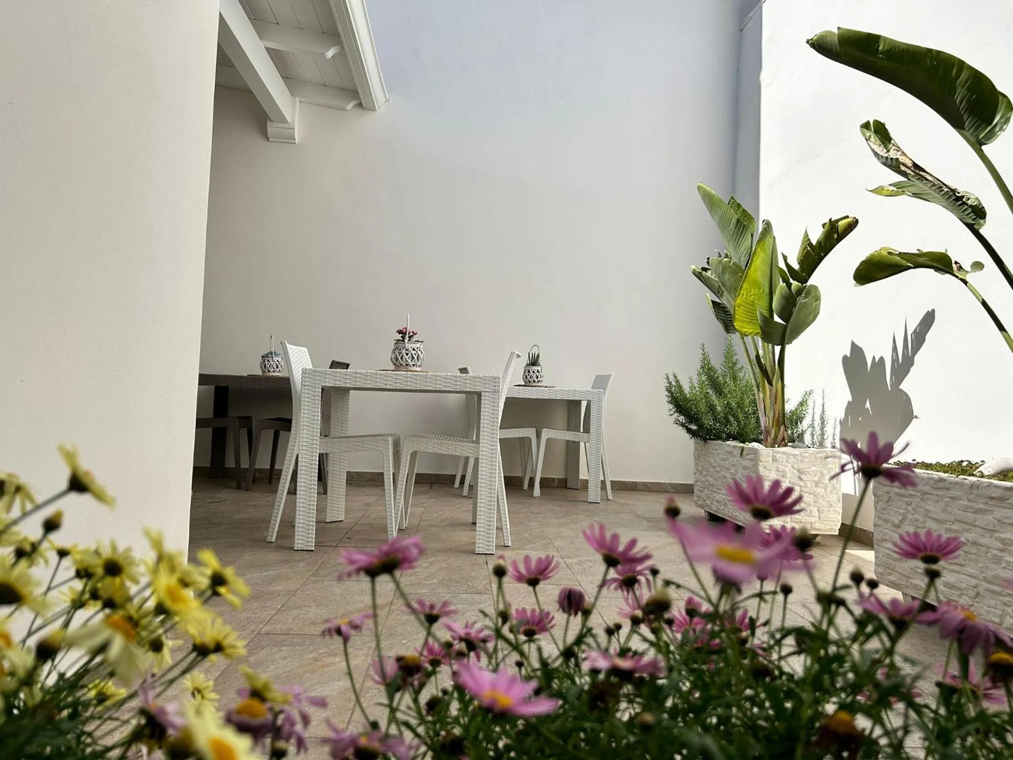 Patio in B&B MarAlè