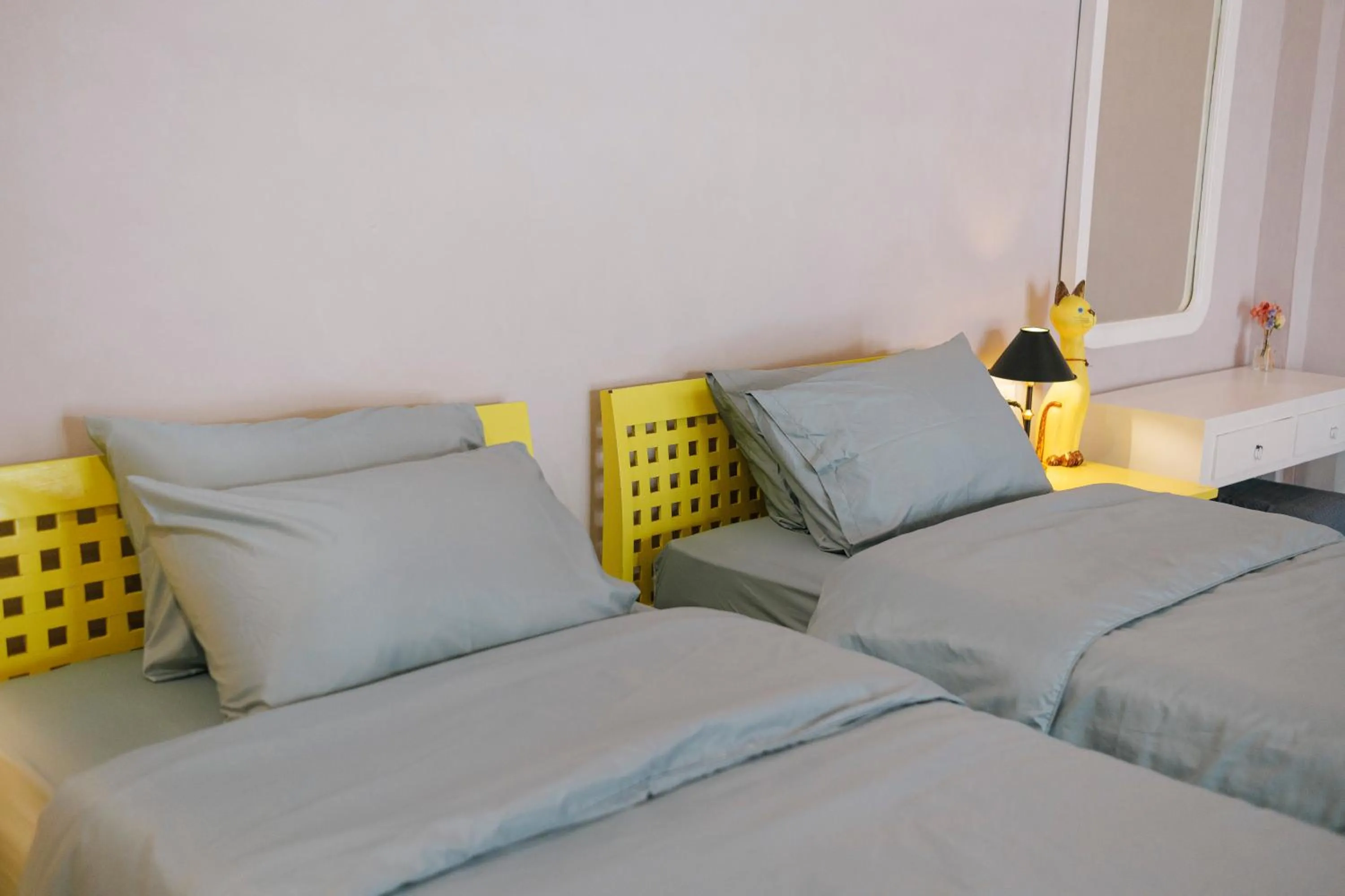 Bedroom, Bed in Watercolours