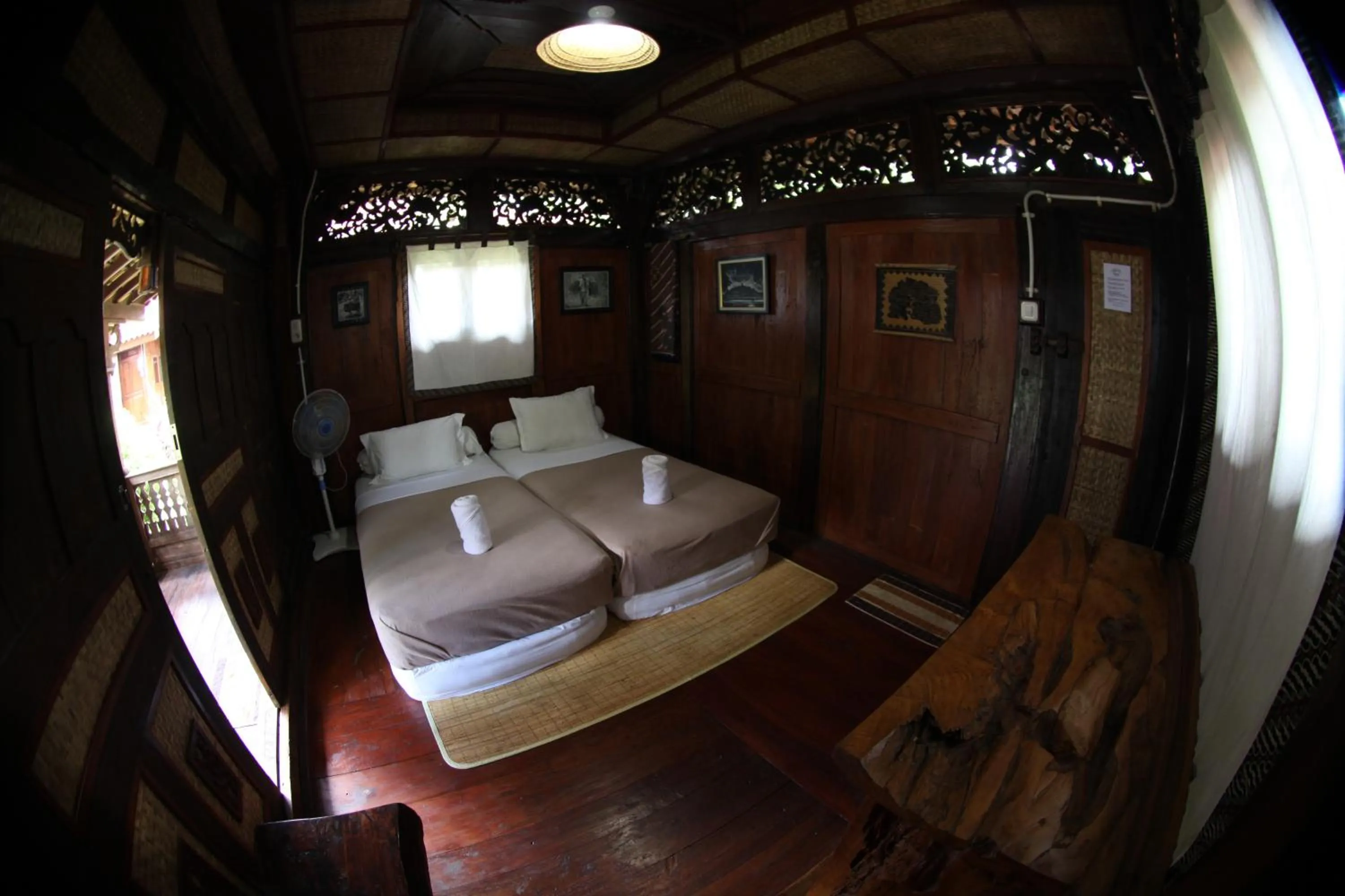 Bed in Omah Garengpoeng Guest House