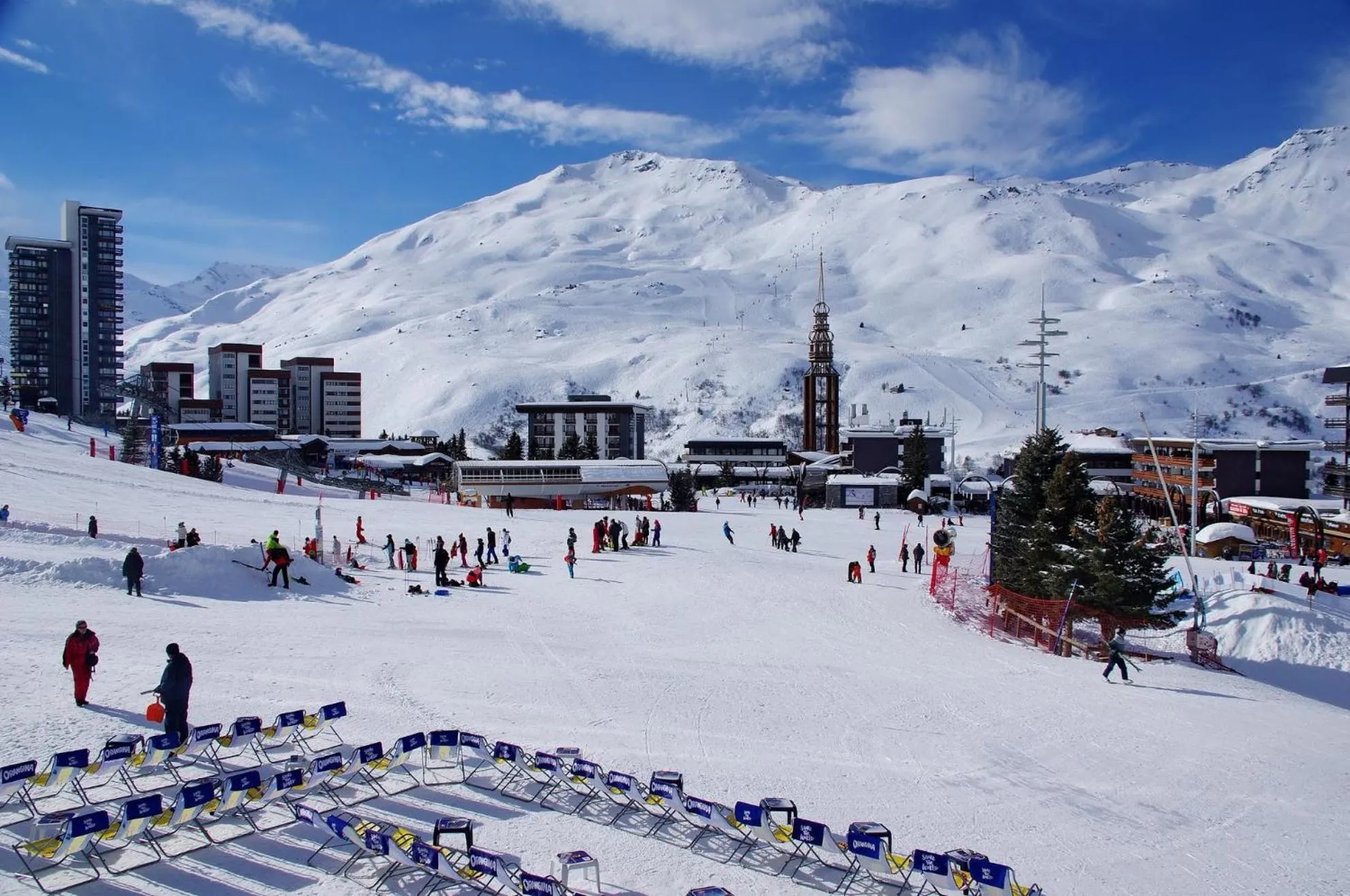 Skiing in Résidence Lac du Lou