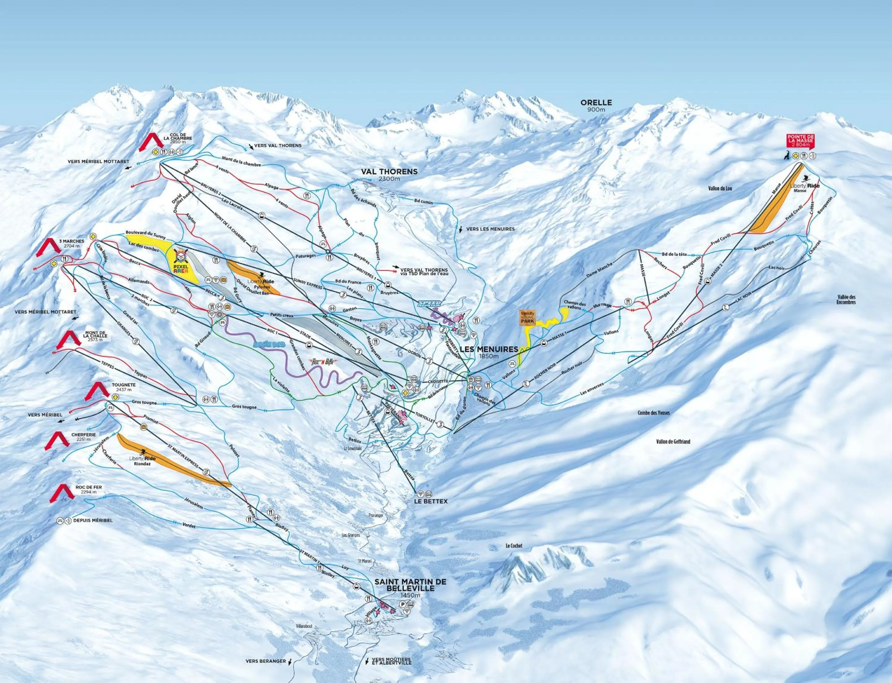 Skiing in Résidence Lac du Lou