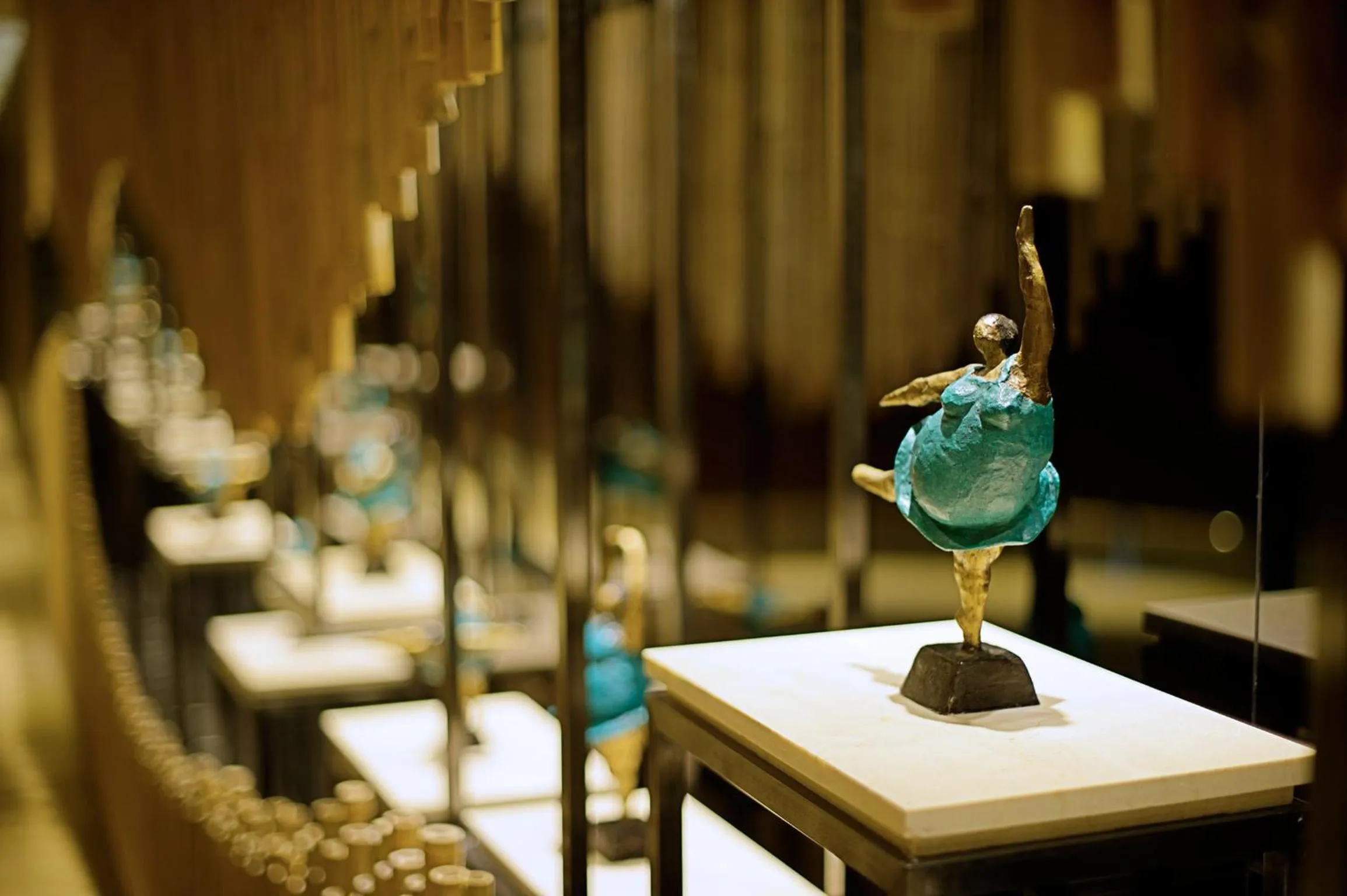 Decorative detail in The Mulian Hotel Guangzhou Zhujiang New Town-Canton Fair Free Shuttle Bus