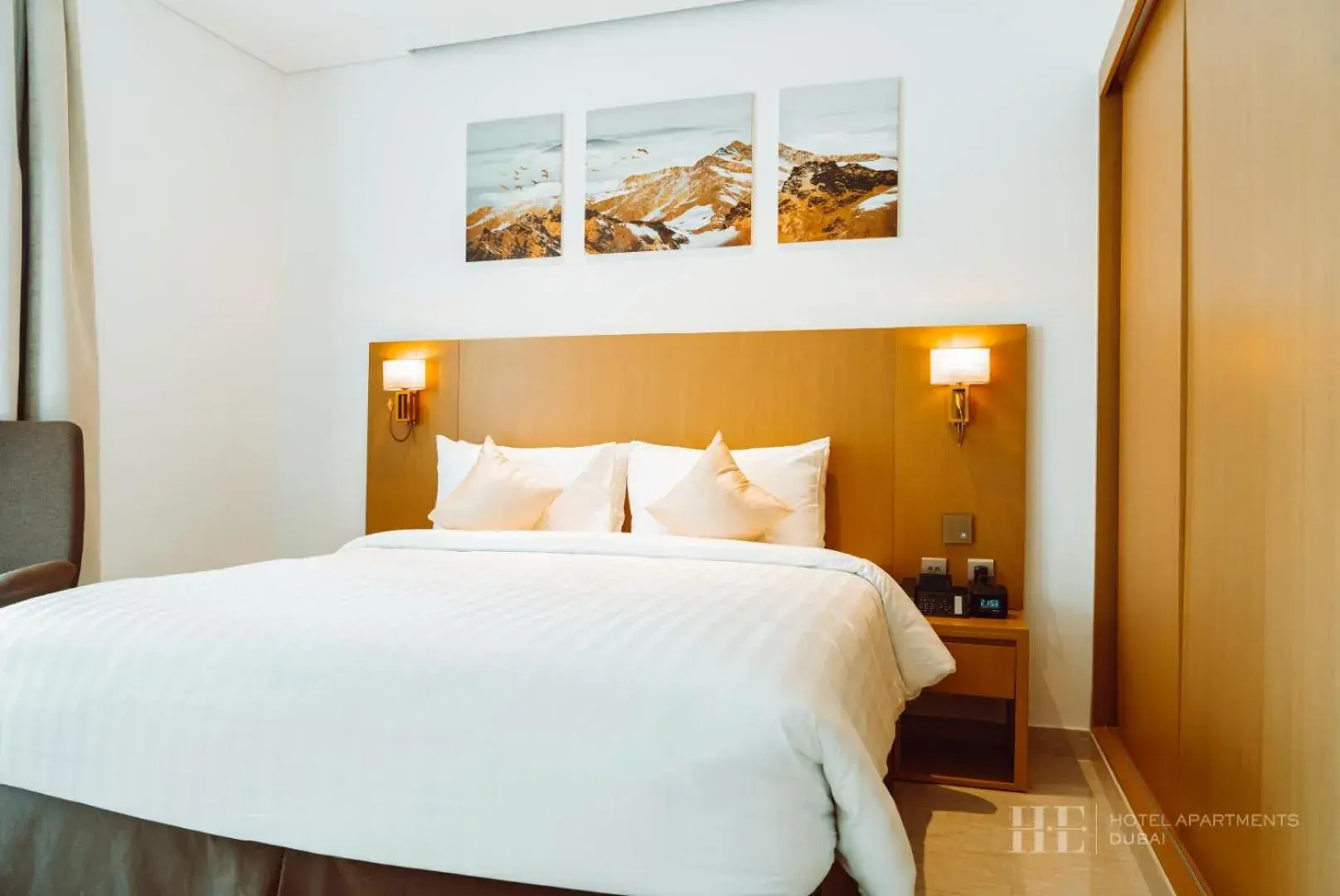 Bed in HE Hotel Apartments Bed in HE Hotel Apartments