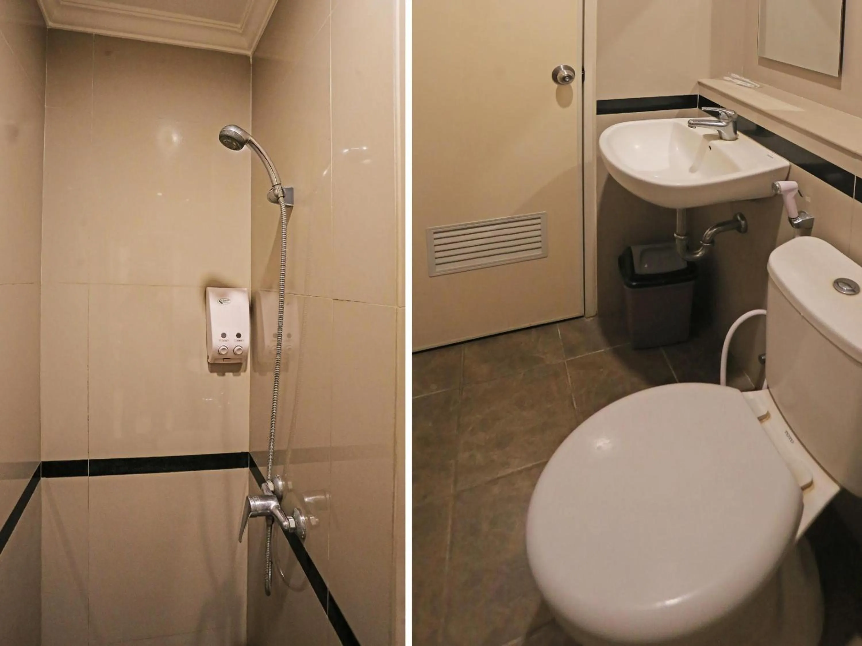 Bathroom in Super OYO Townhouse OAK Hotel Fiducia Serpong