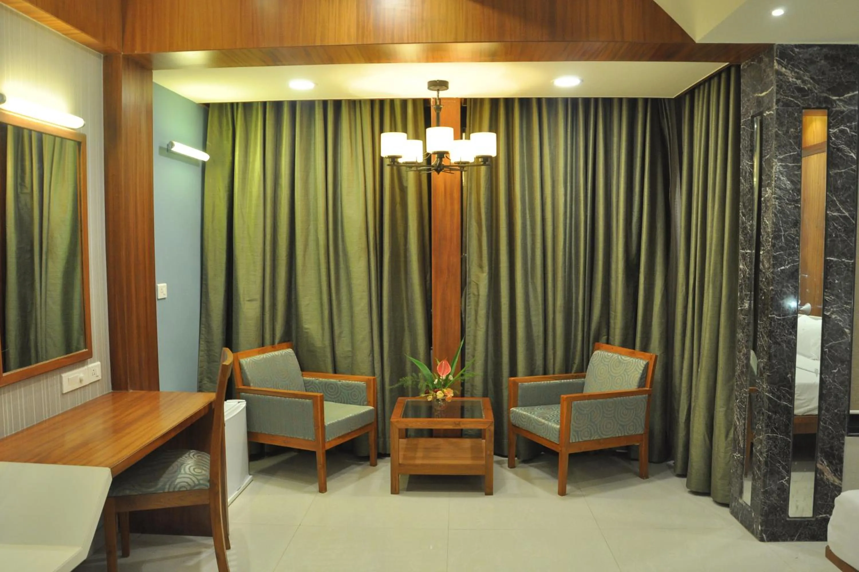 Seating area in Panaji Residency