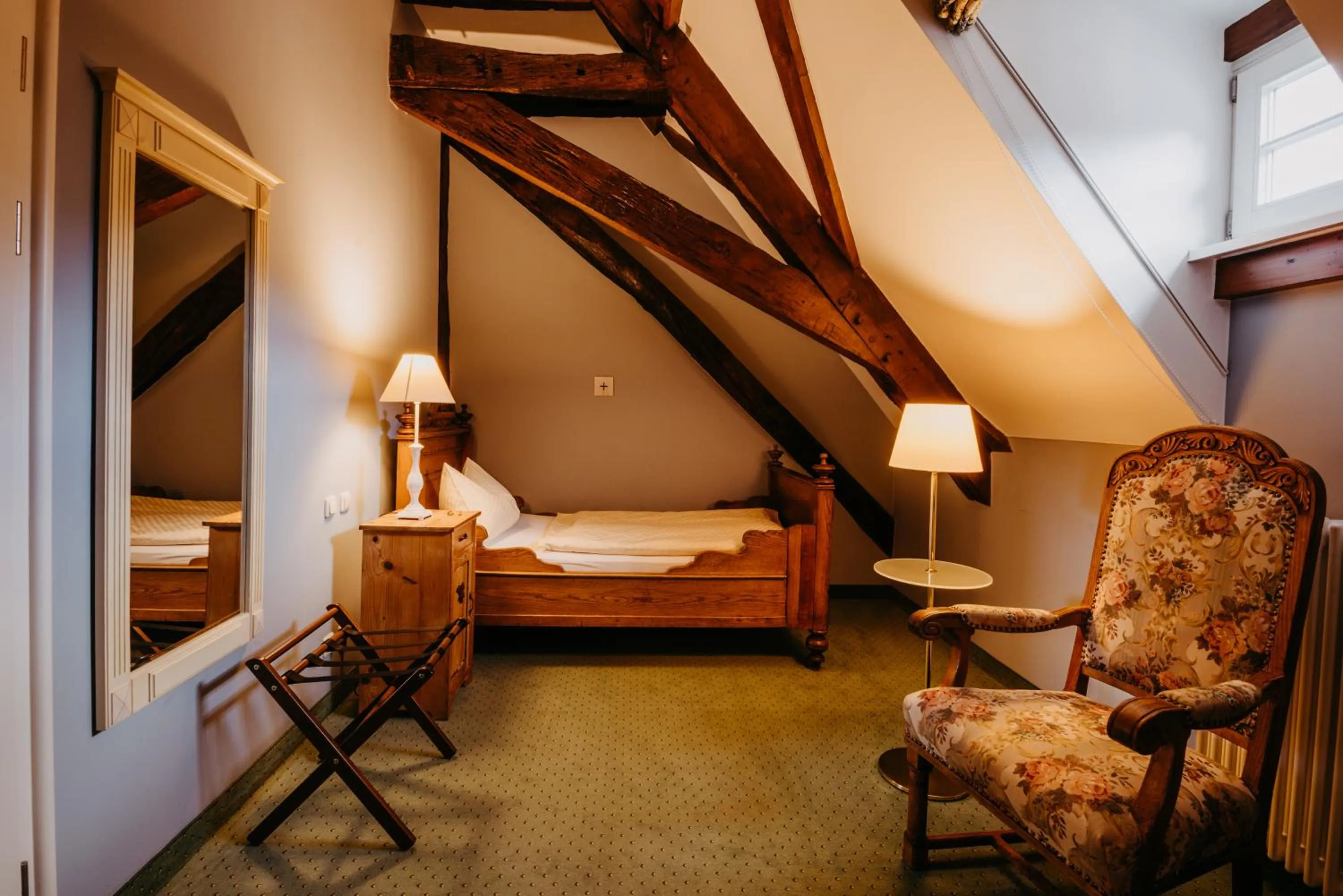 Bed in Hotel Schloß Gehrden