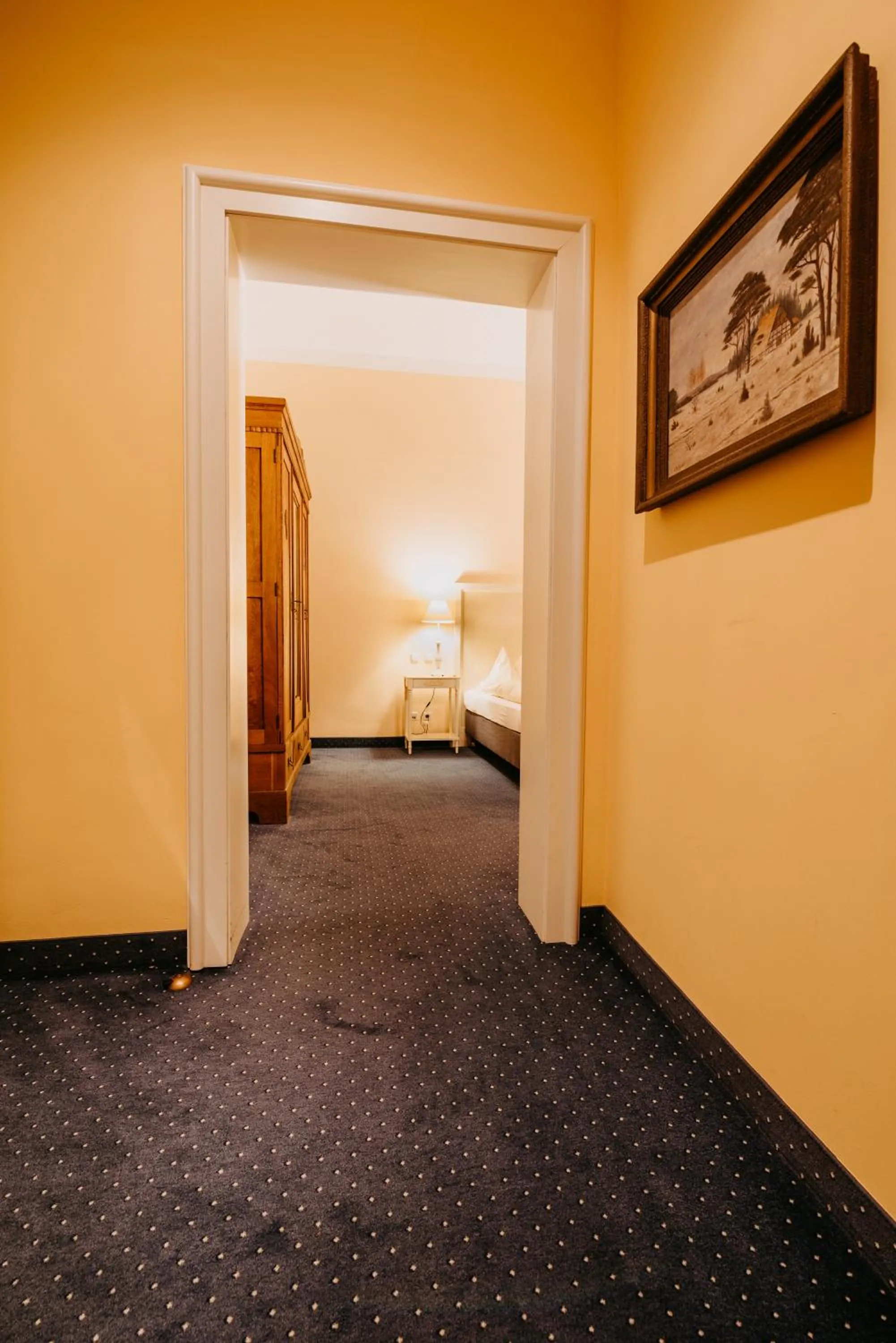 Bed in Hotel Schloß Gehrden