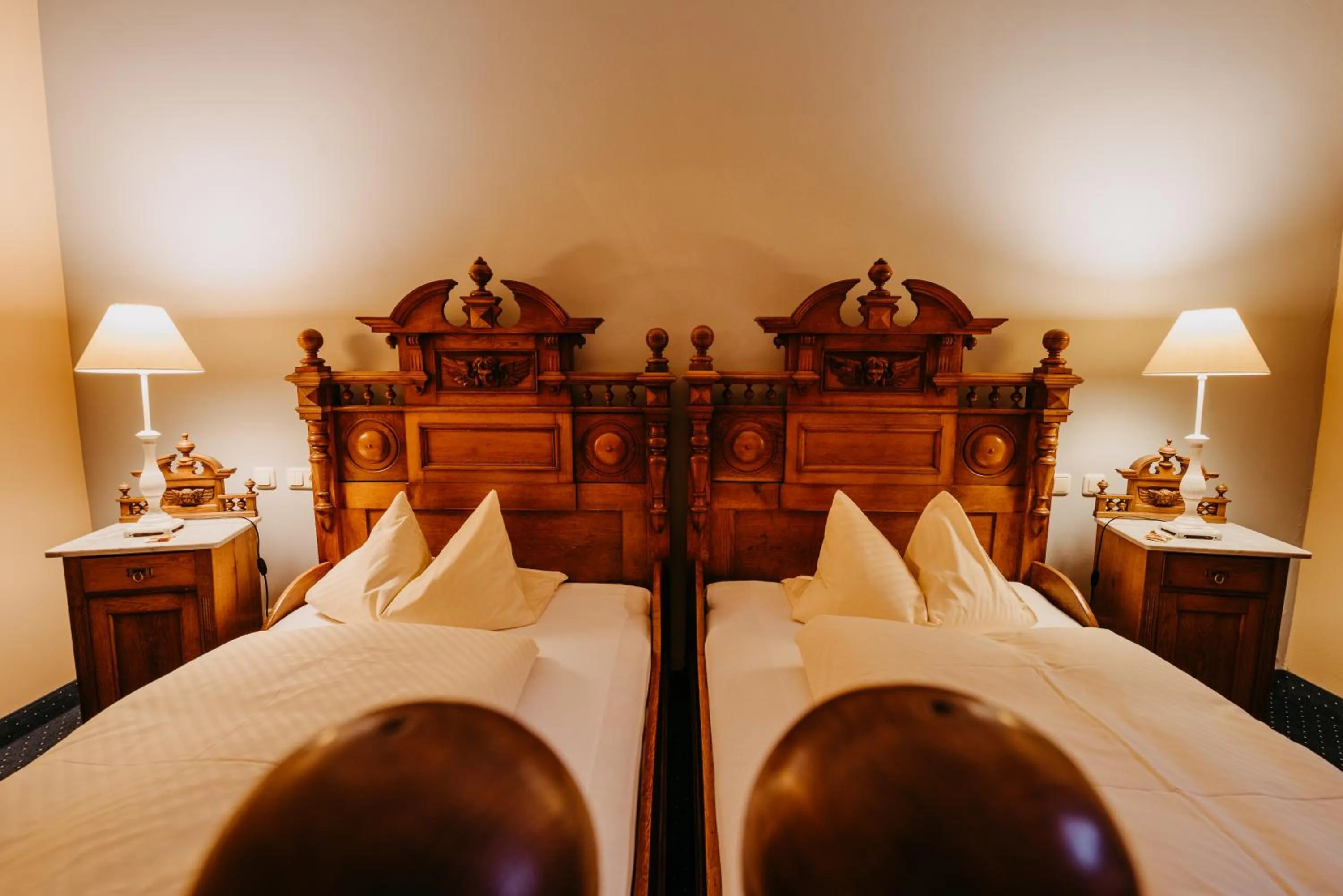 Bed in Hotel Schloß Gehrden