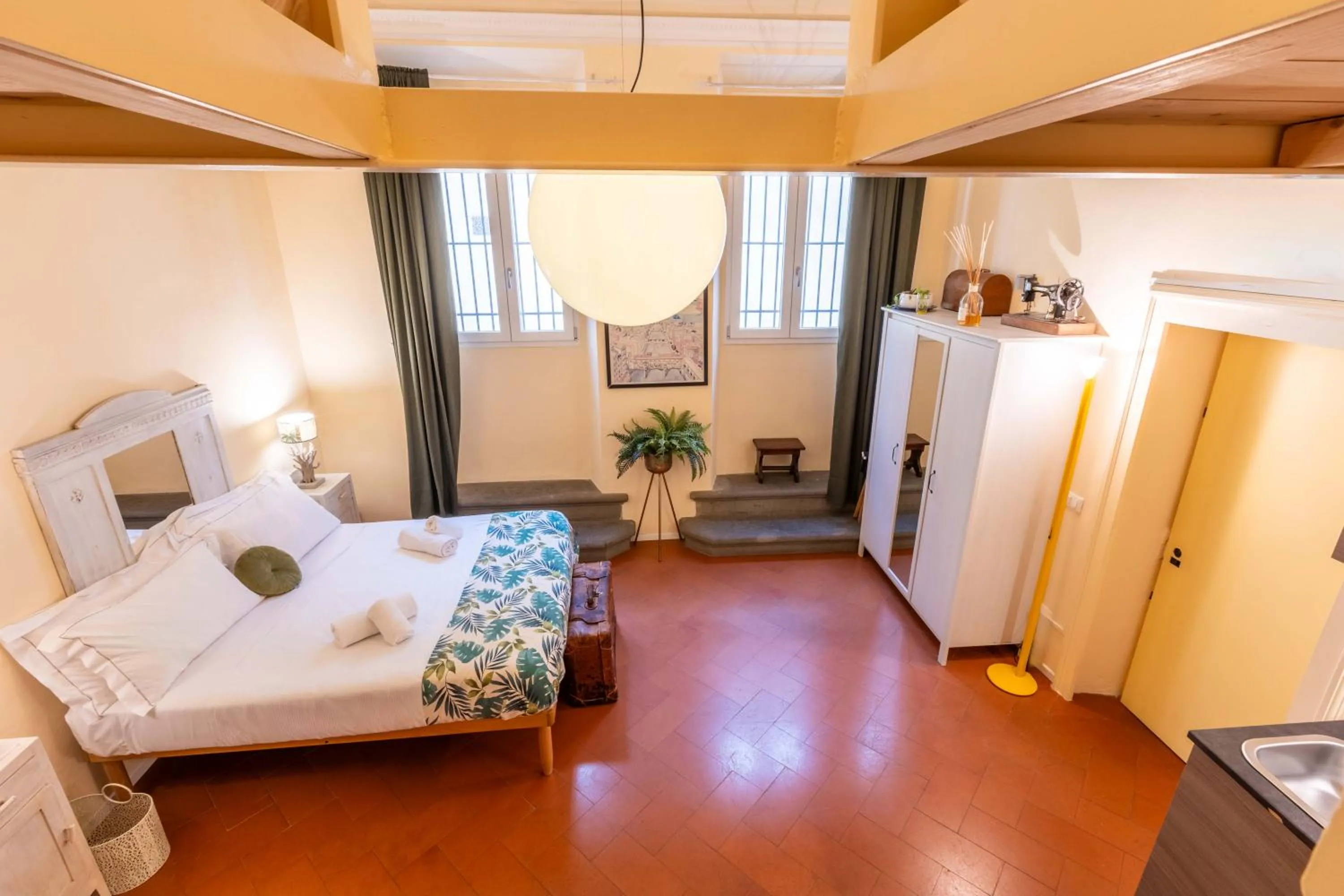 Bedroom, Bed in Secret Garden Firenze B&B