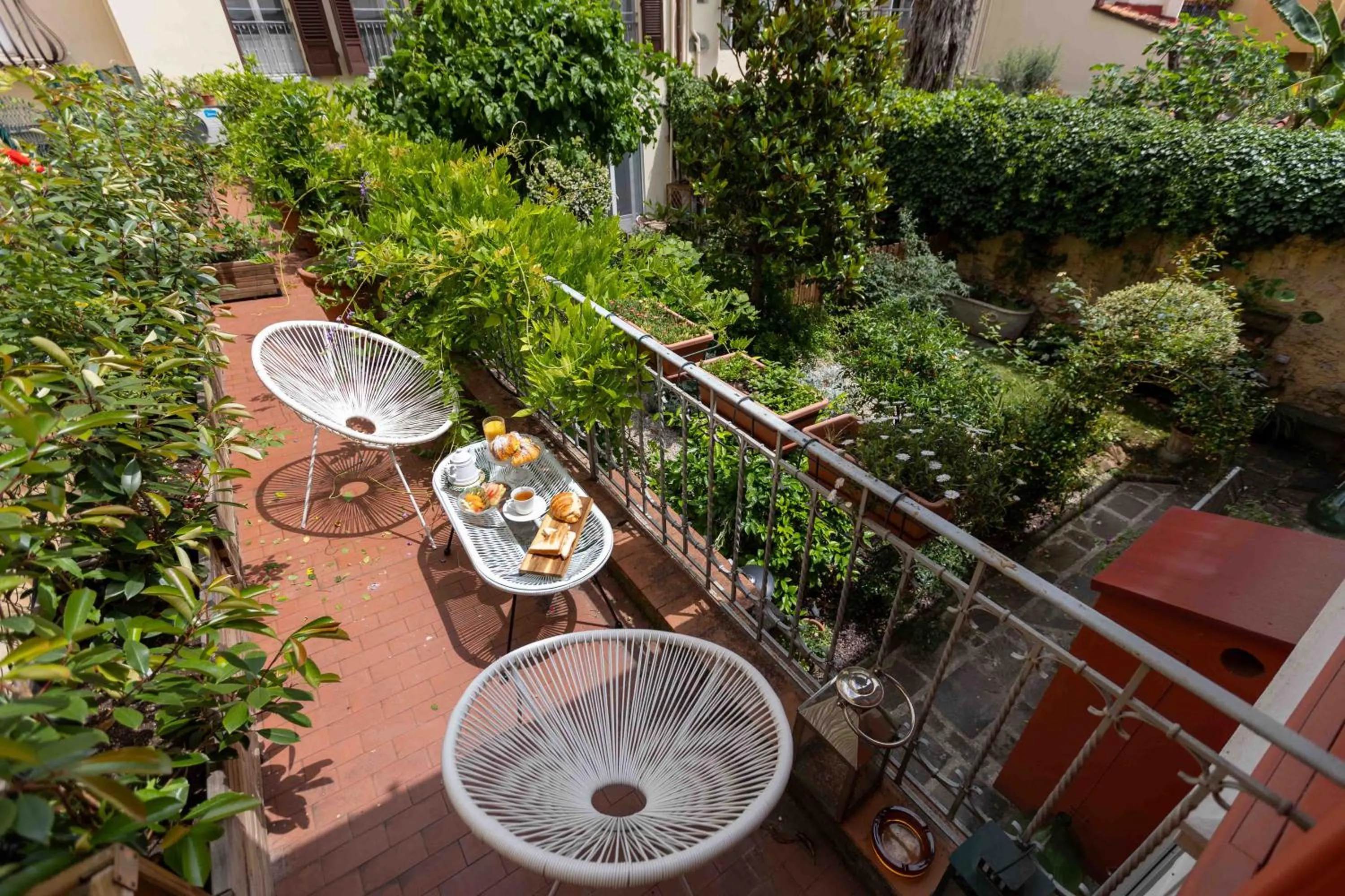 Balcony/Terrace in Secret Garden Firenze B&B