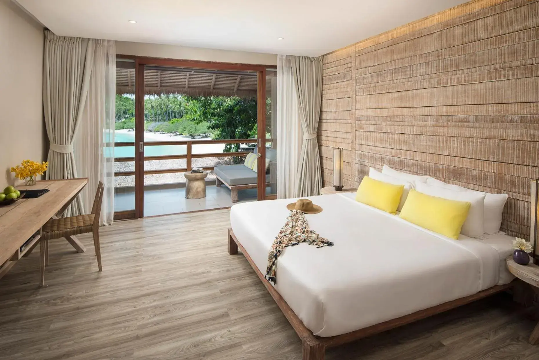 Bedroom, Bed in Beach Club by Haadtien Bedroom, Bed in Beach Club by Haadtien